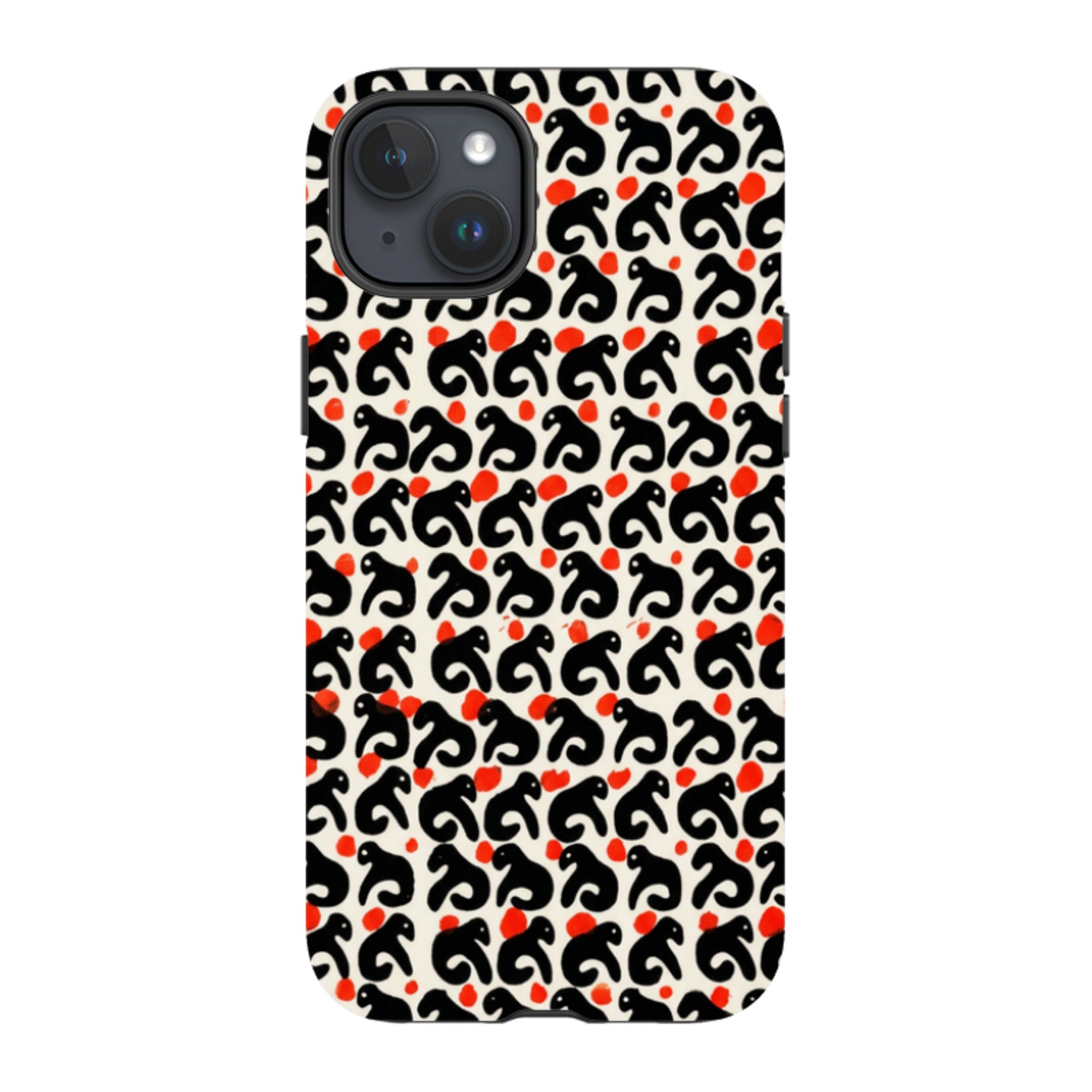iPhone Tough Case - Abstract Cutouts