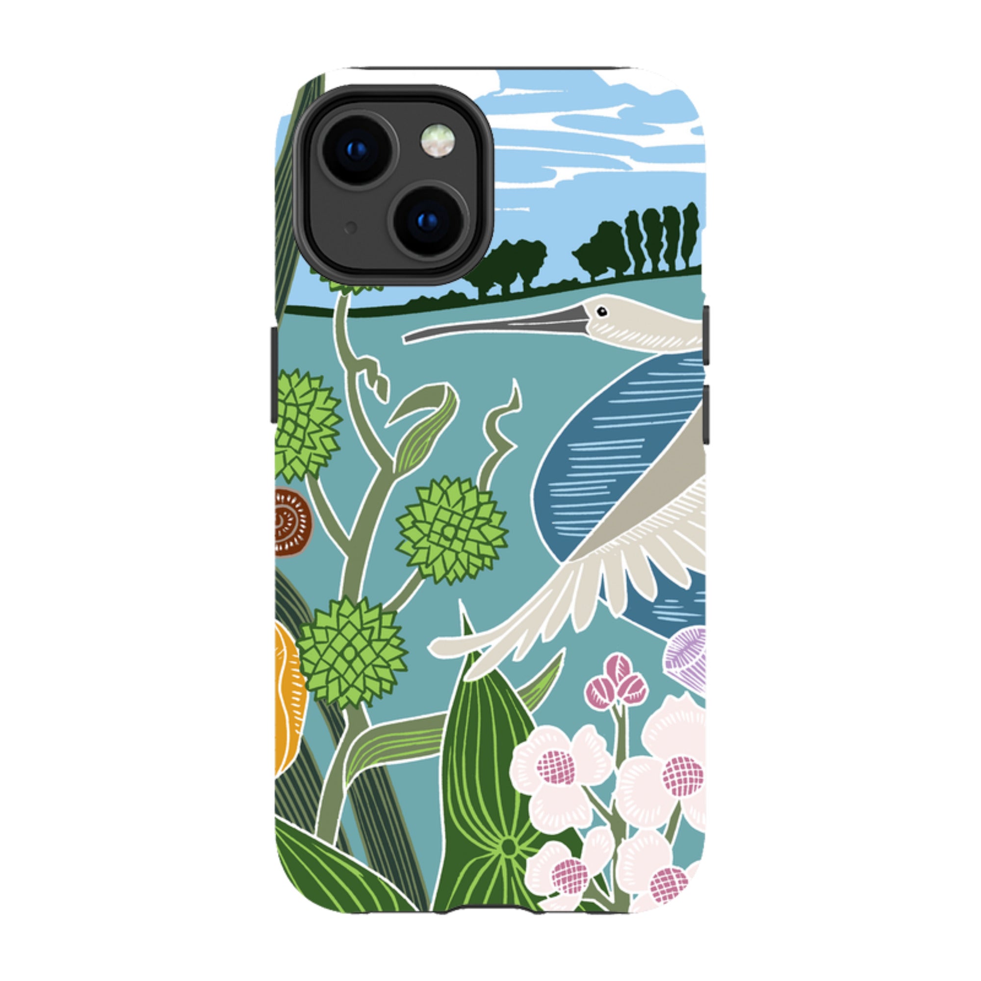 iPhone Tough Case - Spoonbill By Kate Heiss