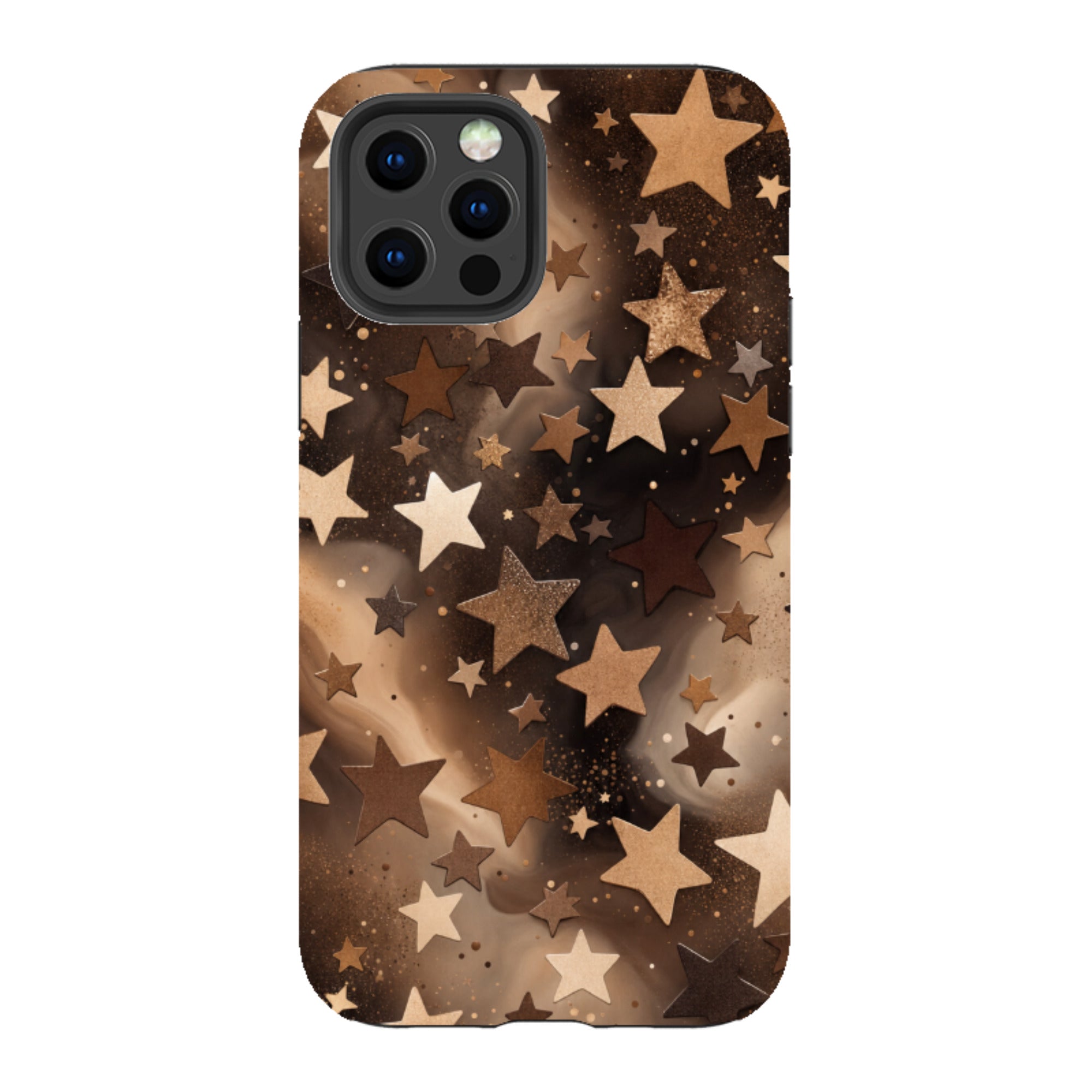 iPhone Tough Case - Bronze Galaxy Star