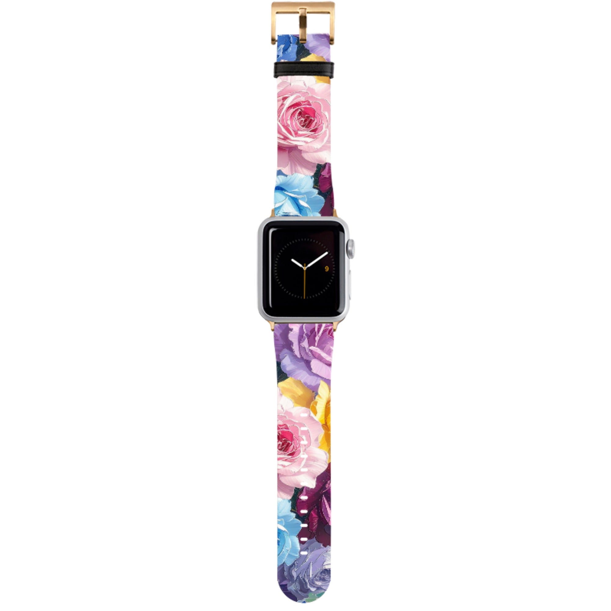 Summer Floral Roses Apple Watch Strap