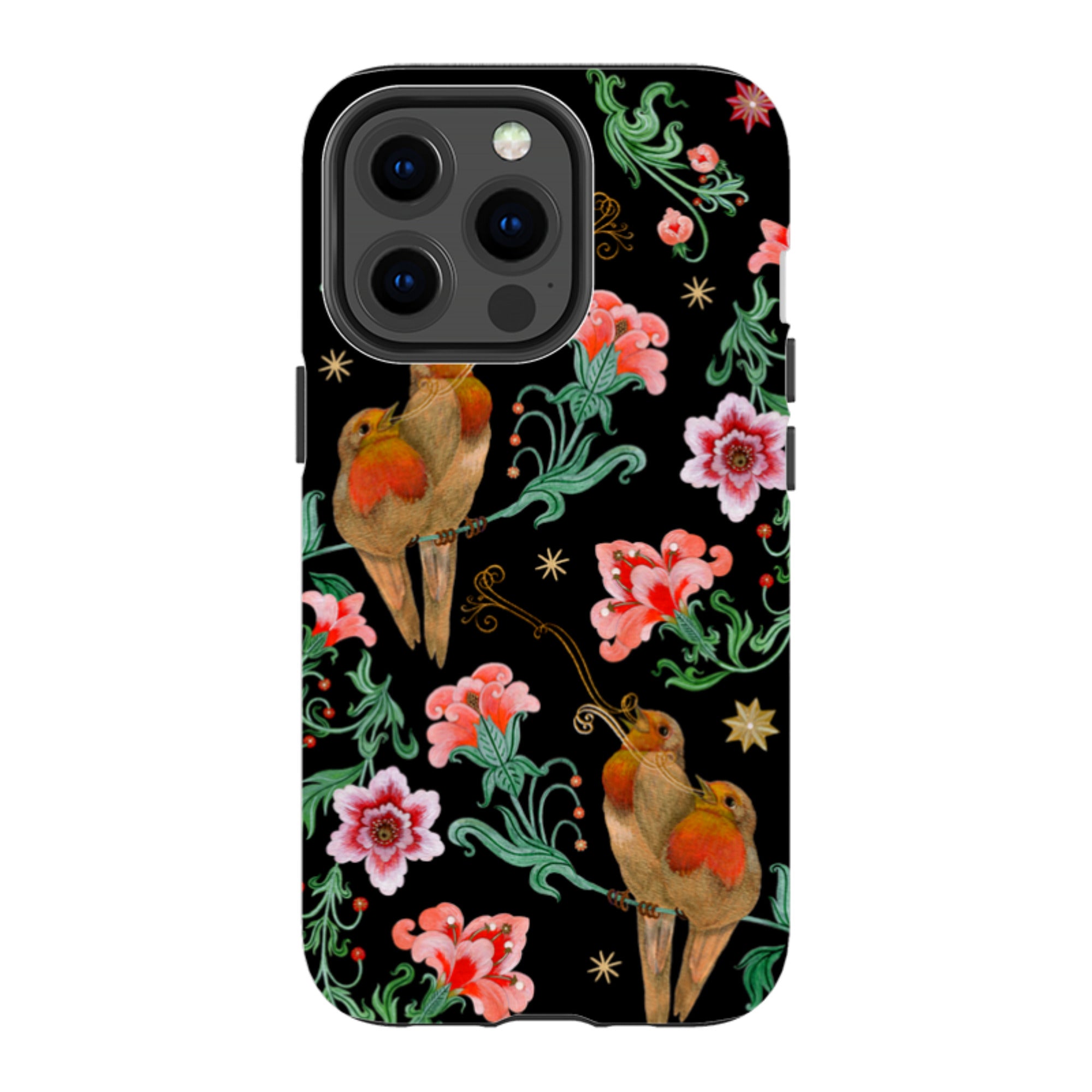 iPhone MagSafe Tough Case - Four Calling Birds By Maria Matos
