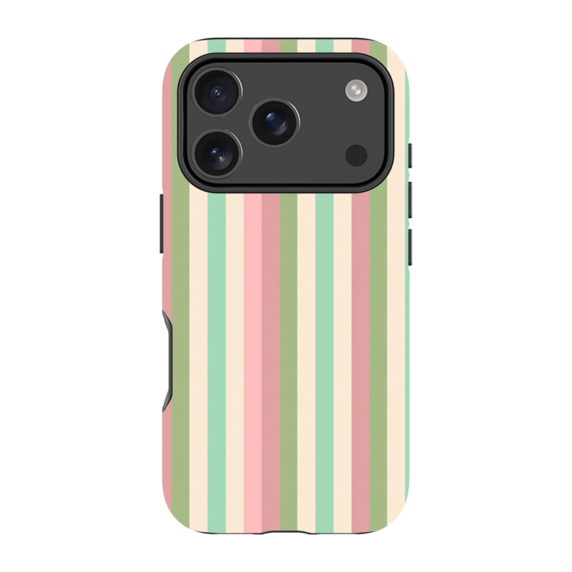 iPhone MagSafe Tough Case - Pastel Stripe