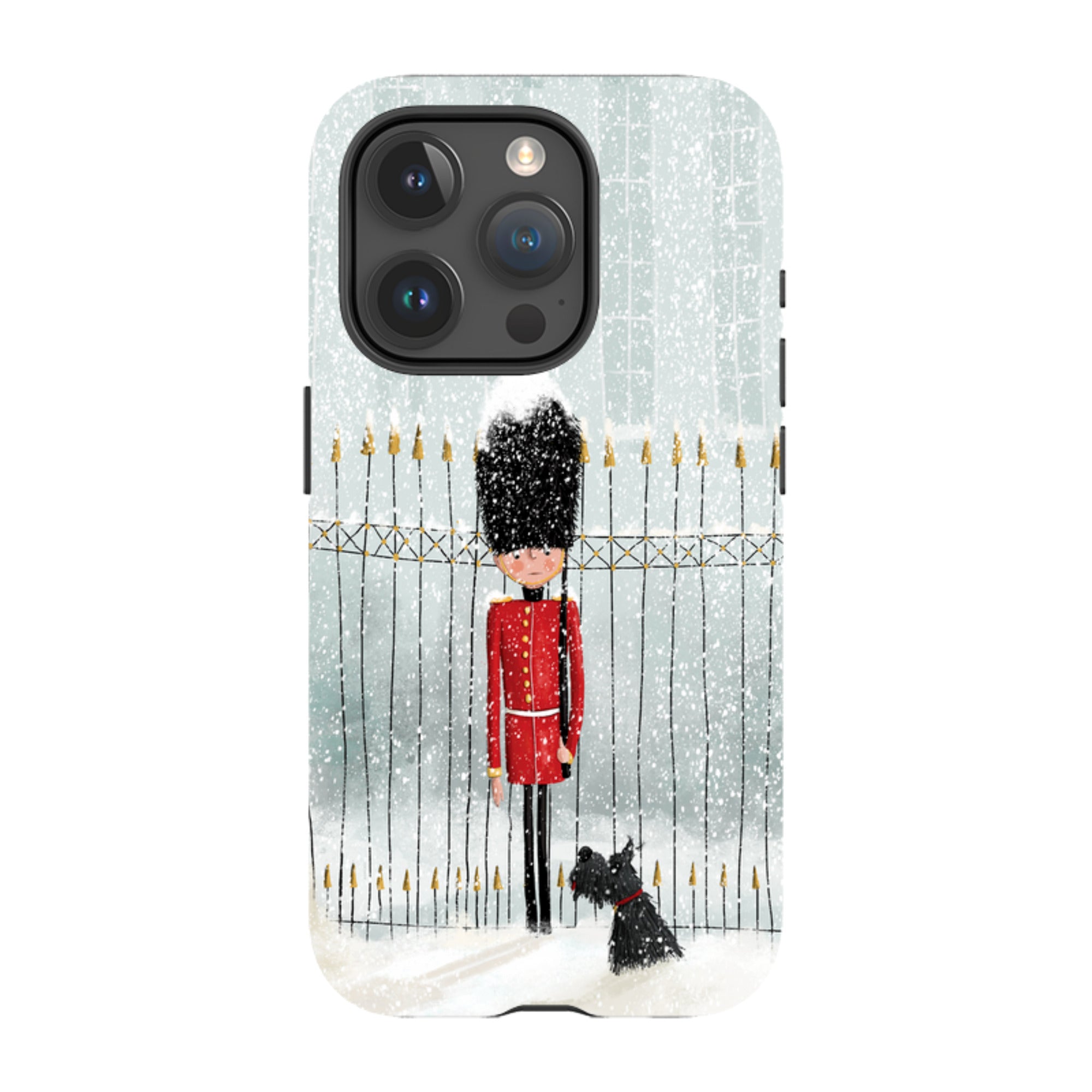 iPhone Tough Case - London In Snow By Maja Lindberg