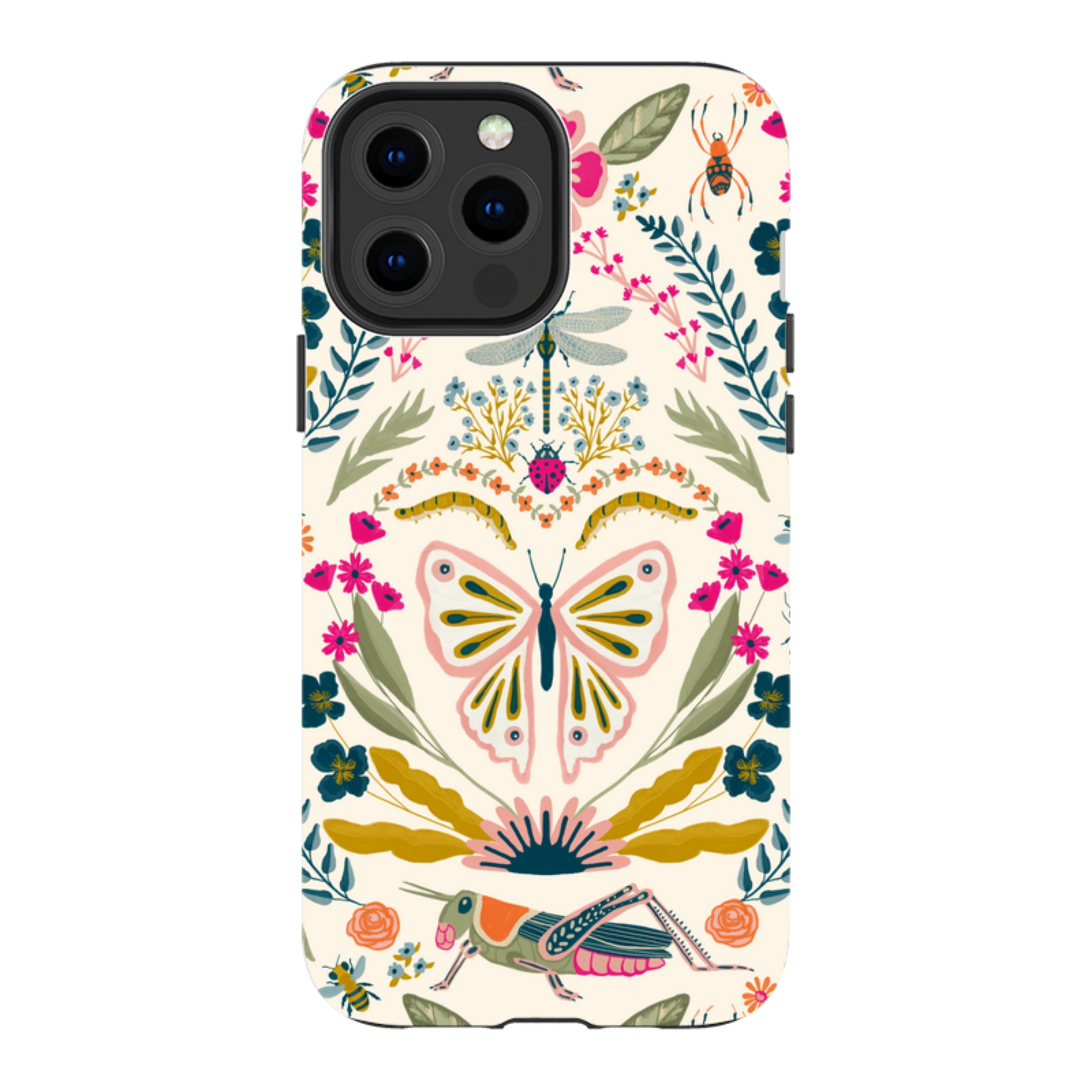 iPhone MagSafe Tough Case - Butterfly Floral By Abby Jacobs