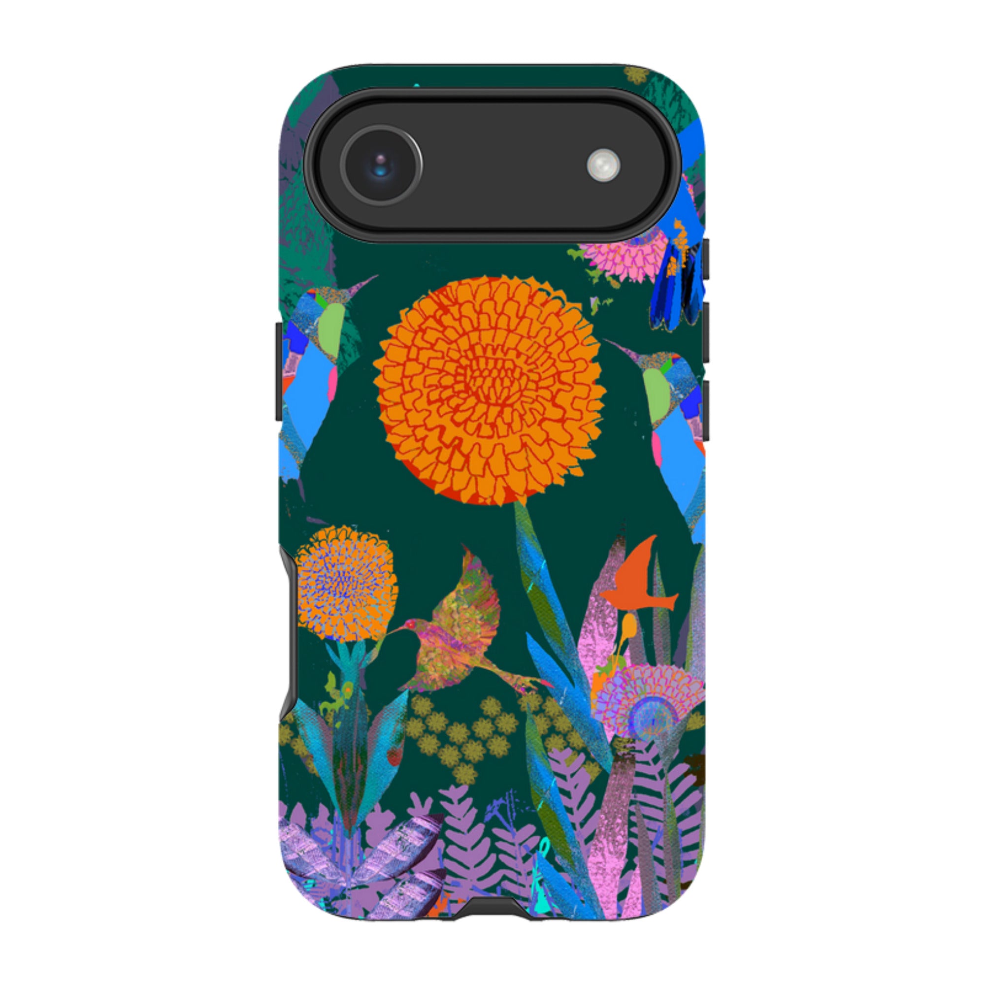 iPhone Tough Case - Hummingbird Forest By Tiffany Lynch