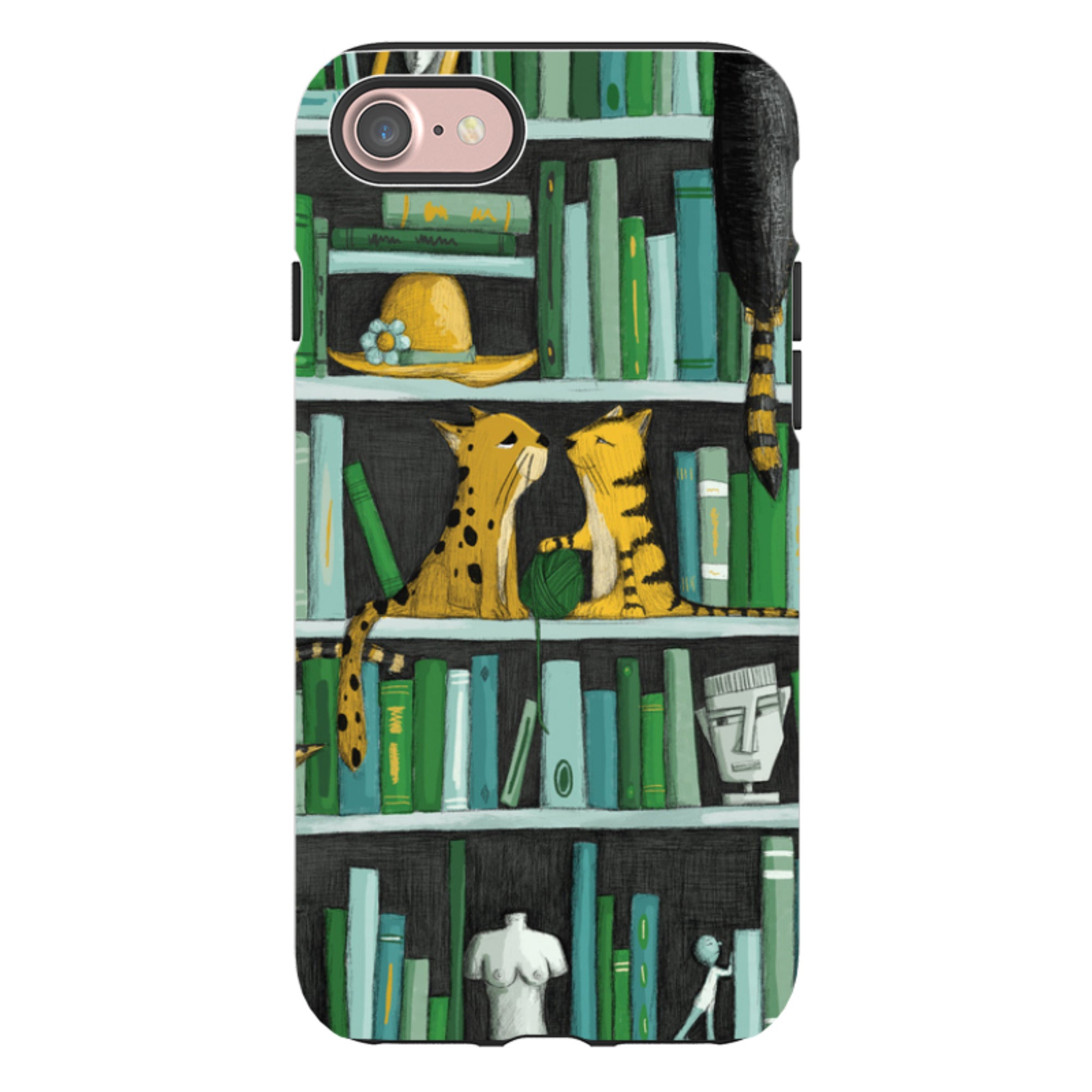 iPhone Tough Case - Library Friends By Maja Lindberg
