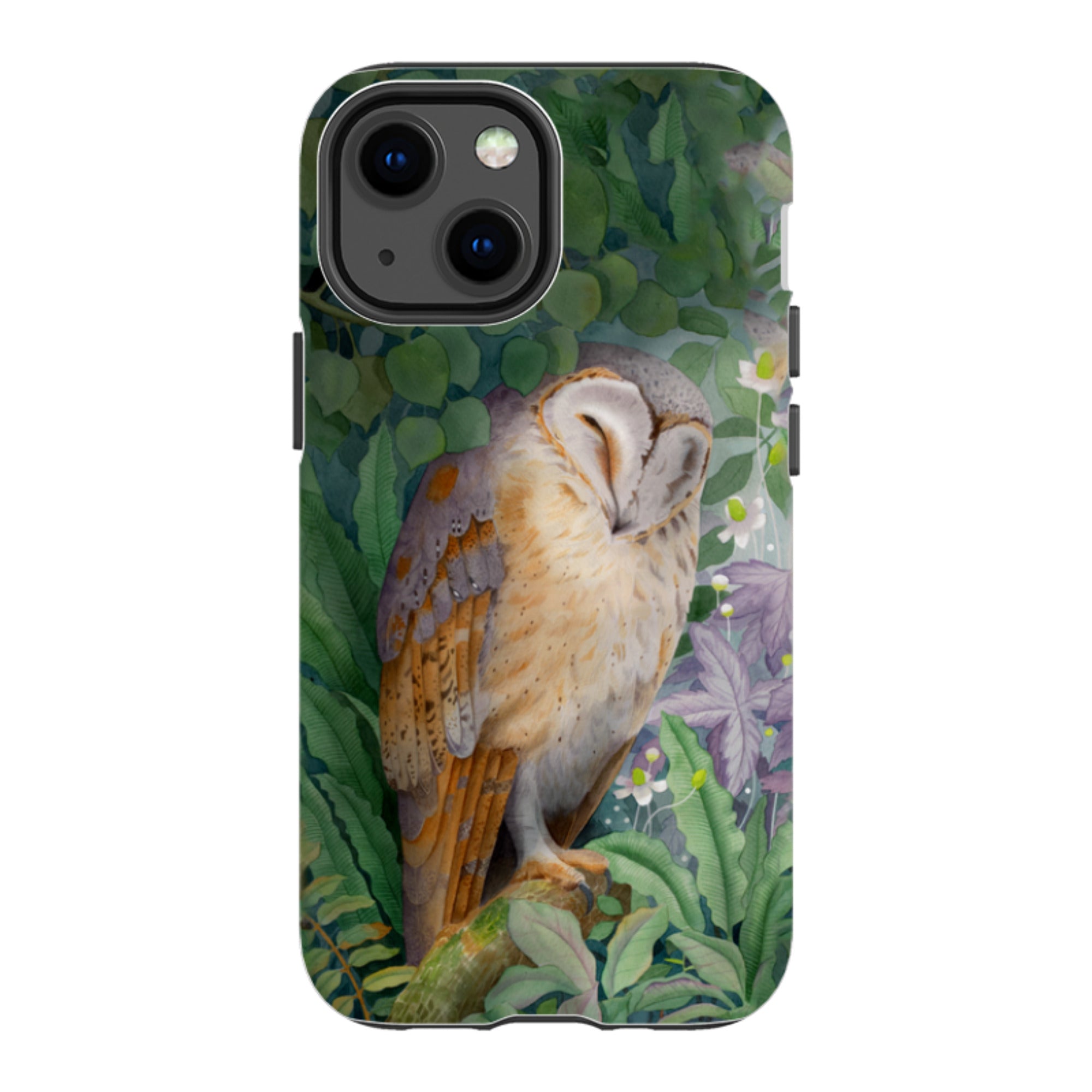 iPhone Tough Case - Sleepy Owl By Bex Parkin