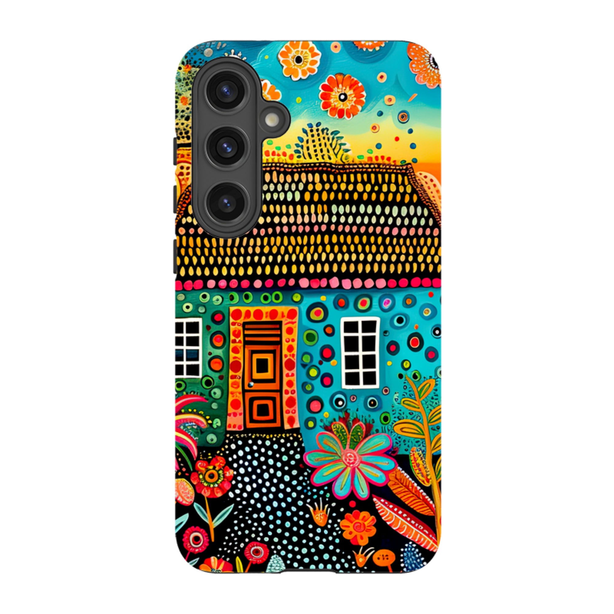 Samsung Tough Case - Folk Art House VII