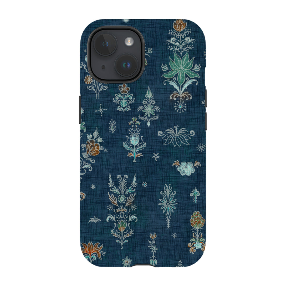 iPhone Tough Case - Jewel Spirit - Navy Rust By Katherine Quinn