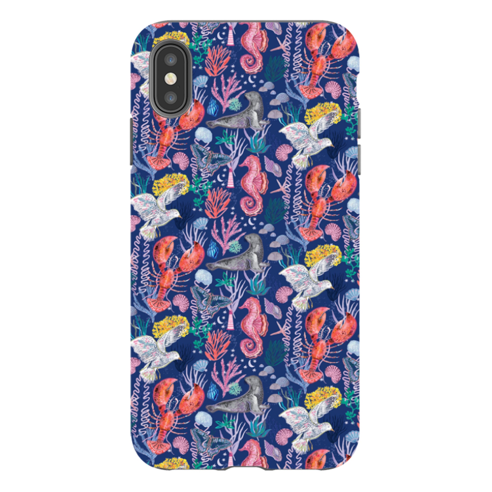 iPhone Case - Coastline Pattern-C By Emma Frances Grant