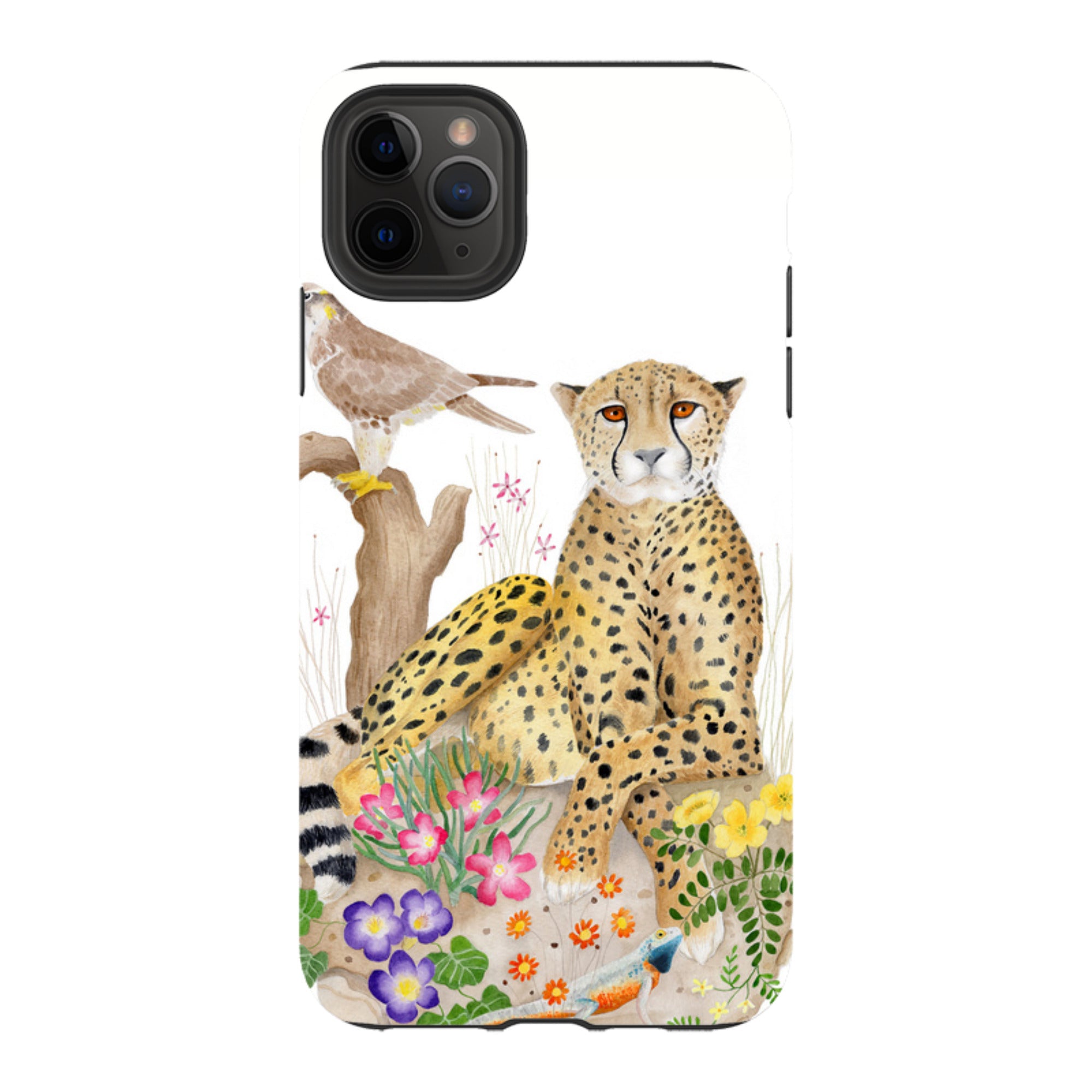 iPhone Tough Case - Botswana Cheetah By Bex Parkin