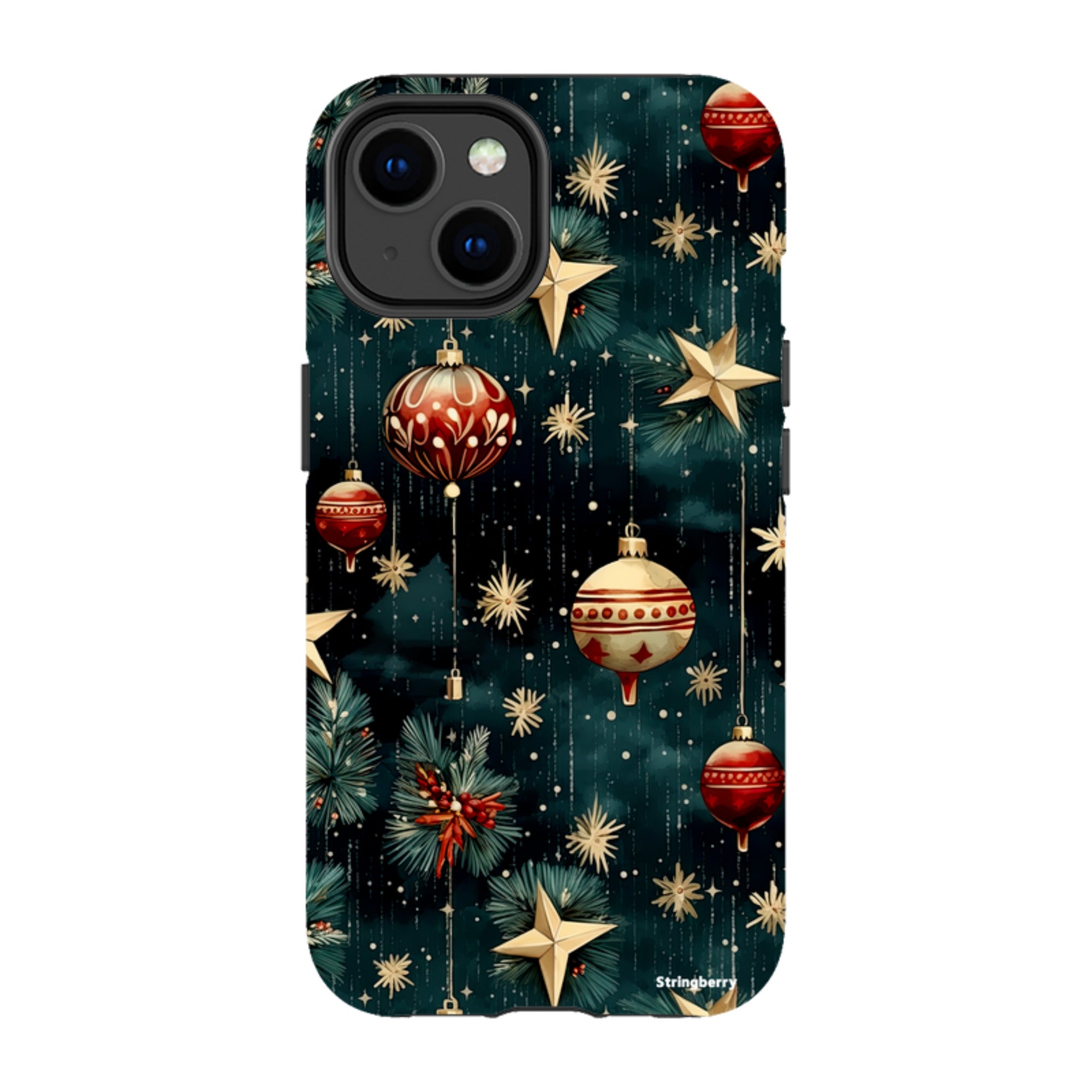 iPhone Tough Case - Christmas Baubles III