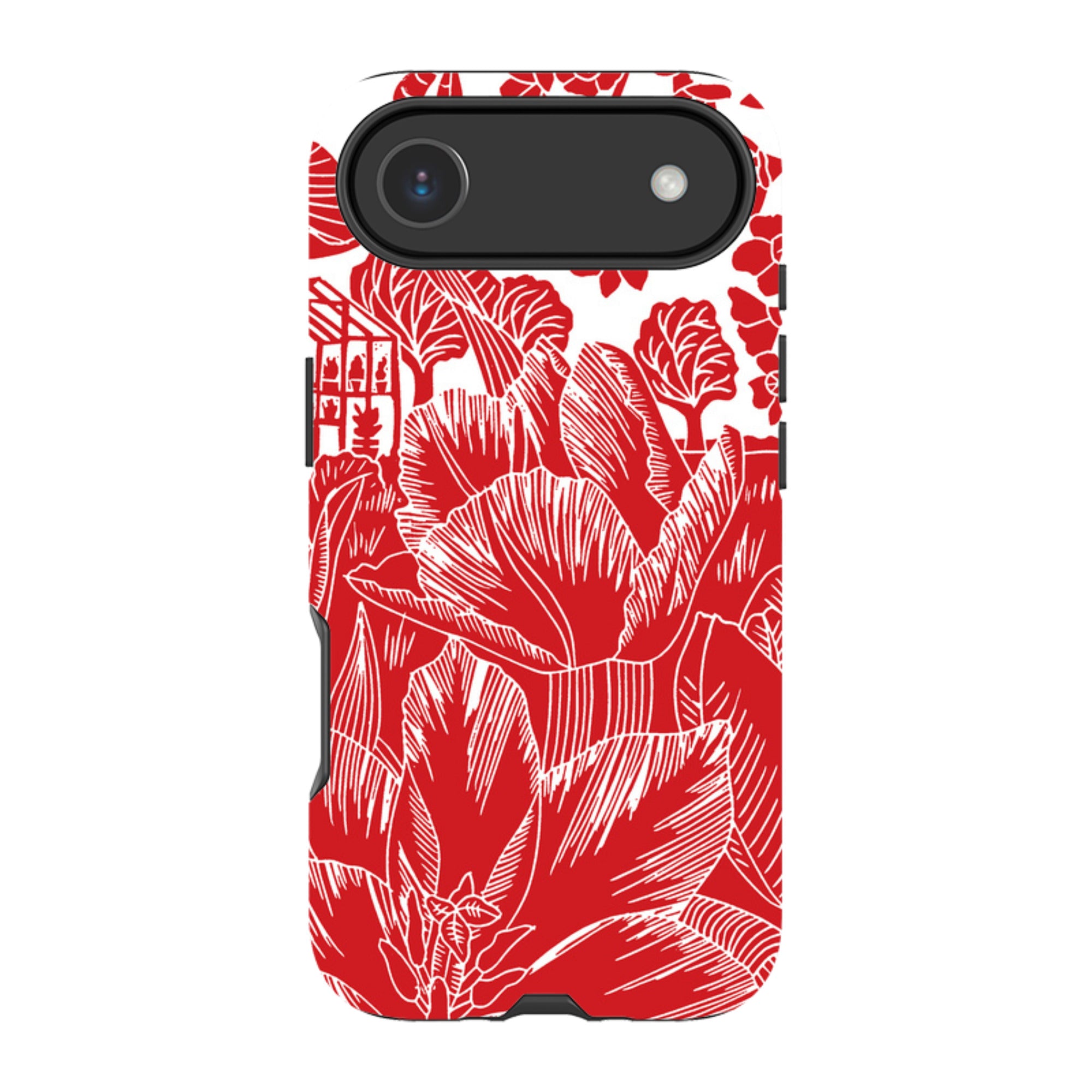 iPhone Tough Case - Tulip Silhouette By Kate Heiss