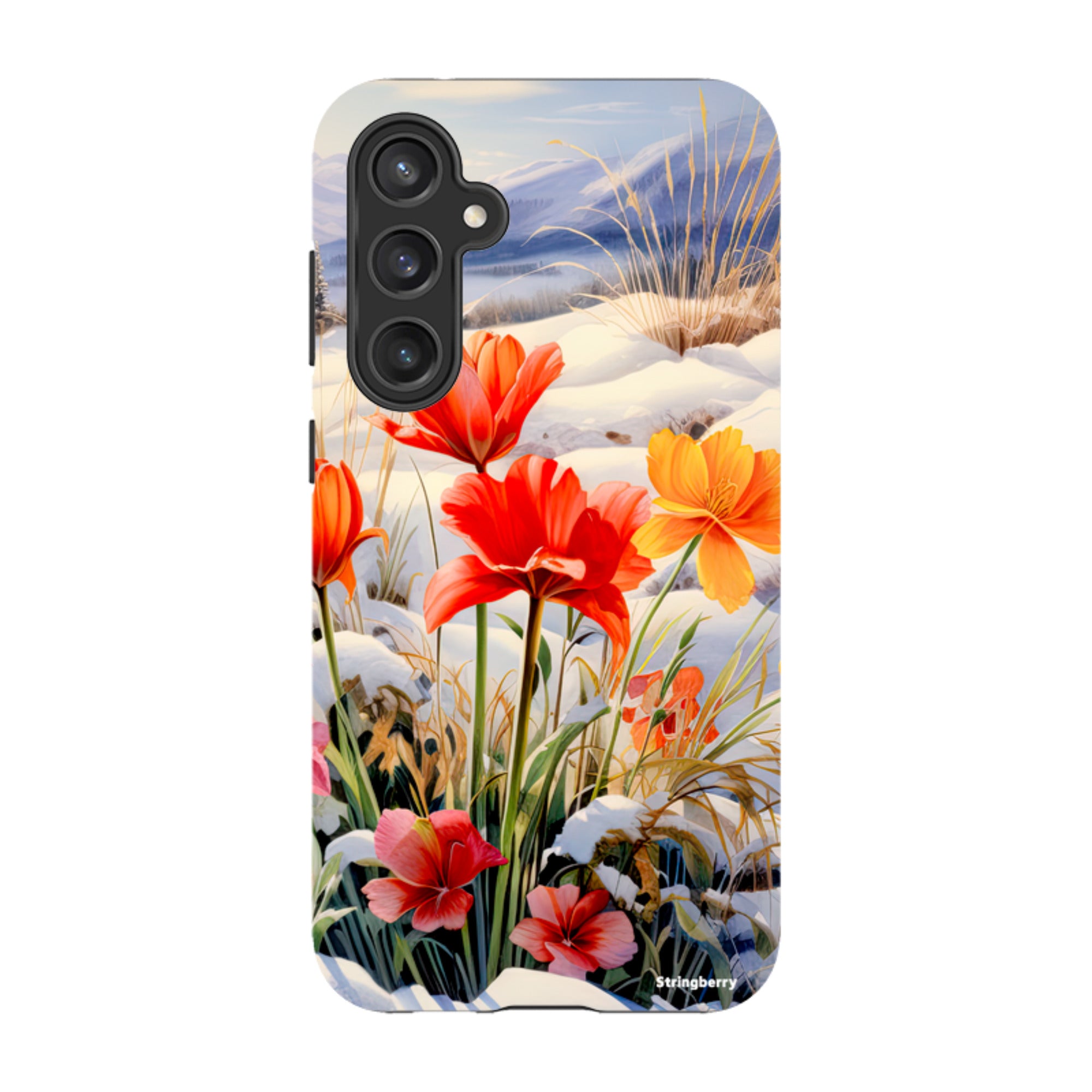 Samsung Tough Case - Winter Wild Flowers III