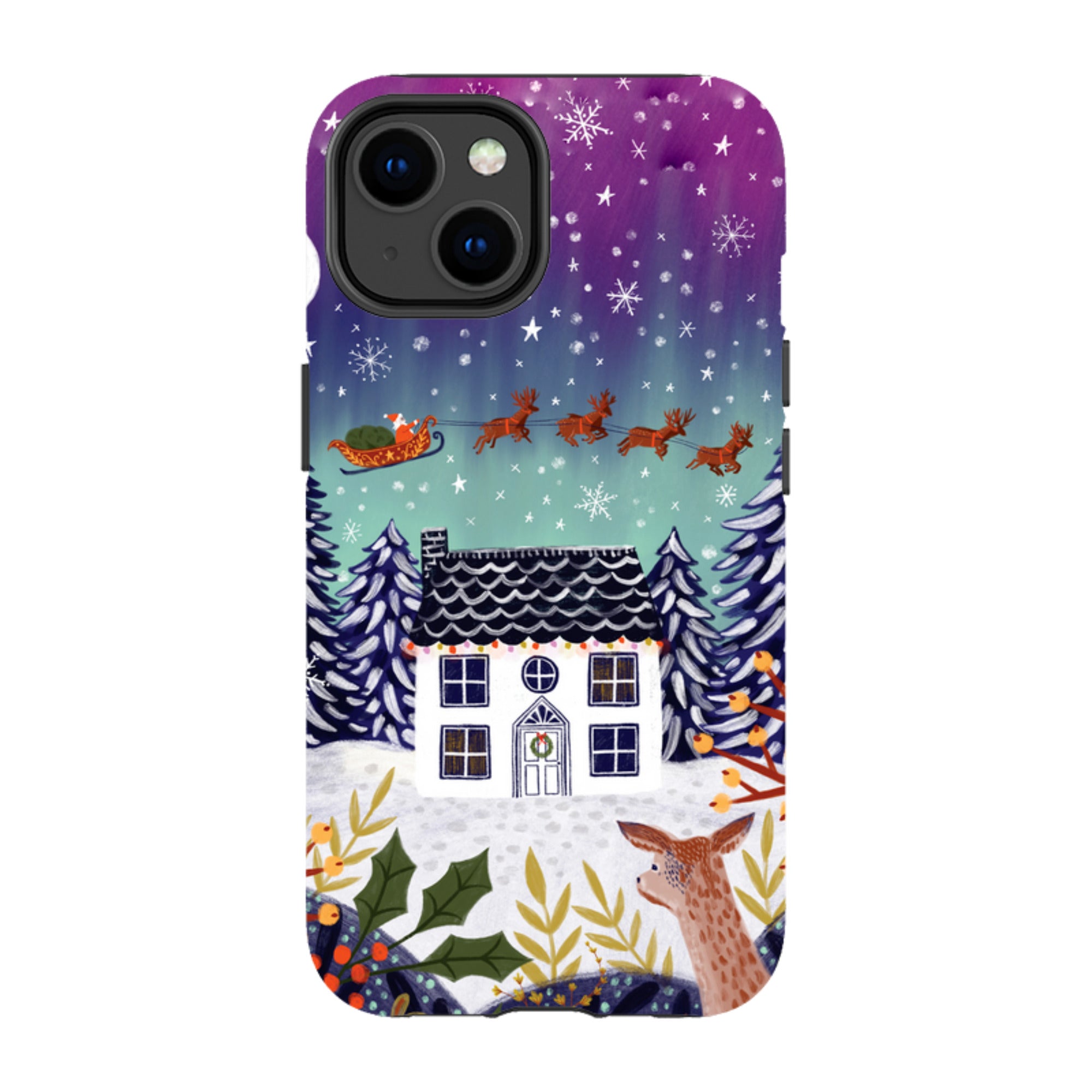 iPhone Tough Case - Night Before Christmas By Lee Foster Wilson