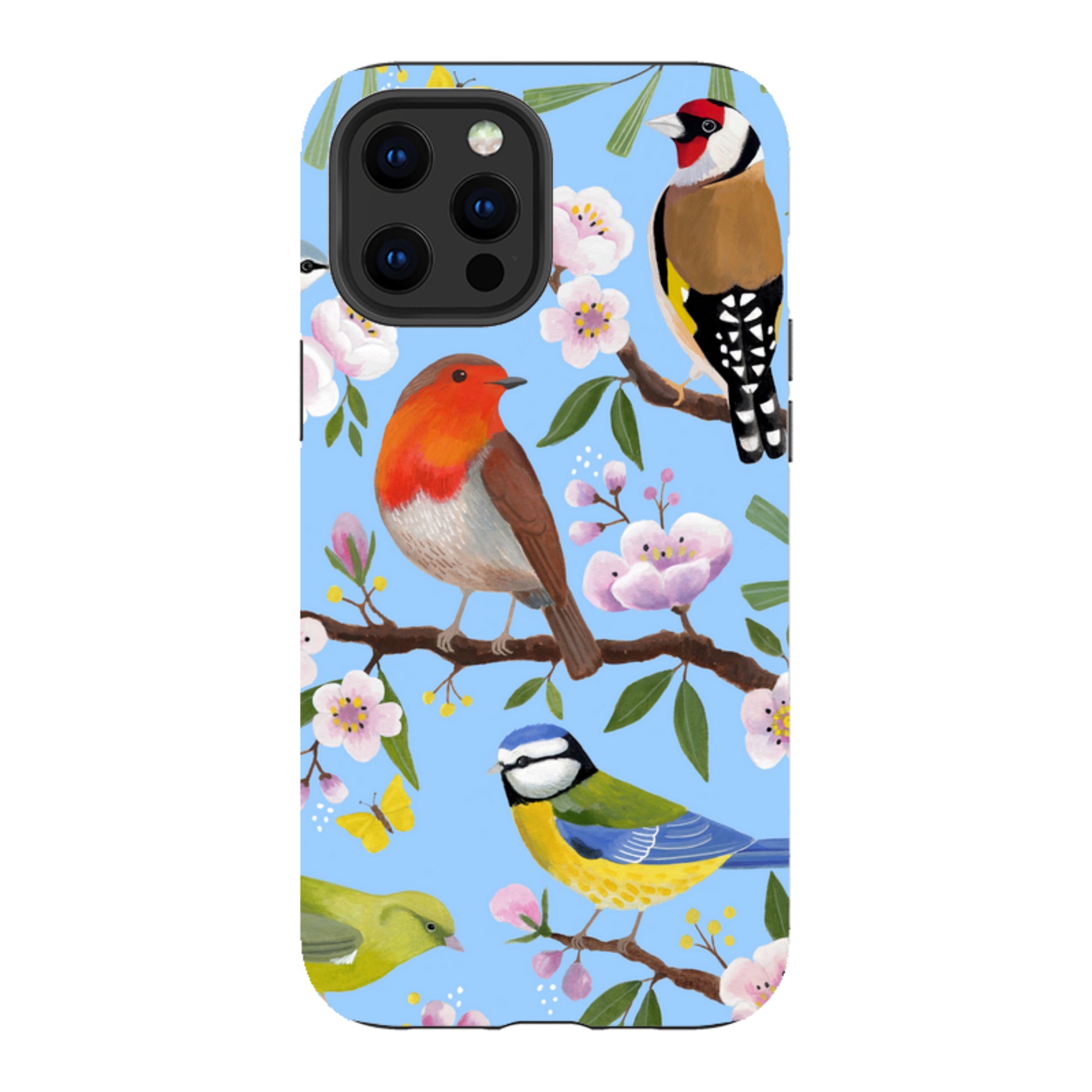 iPhone Tough Case - Garden Birds By Bex Parkin