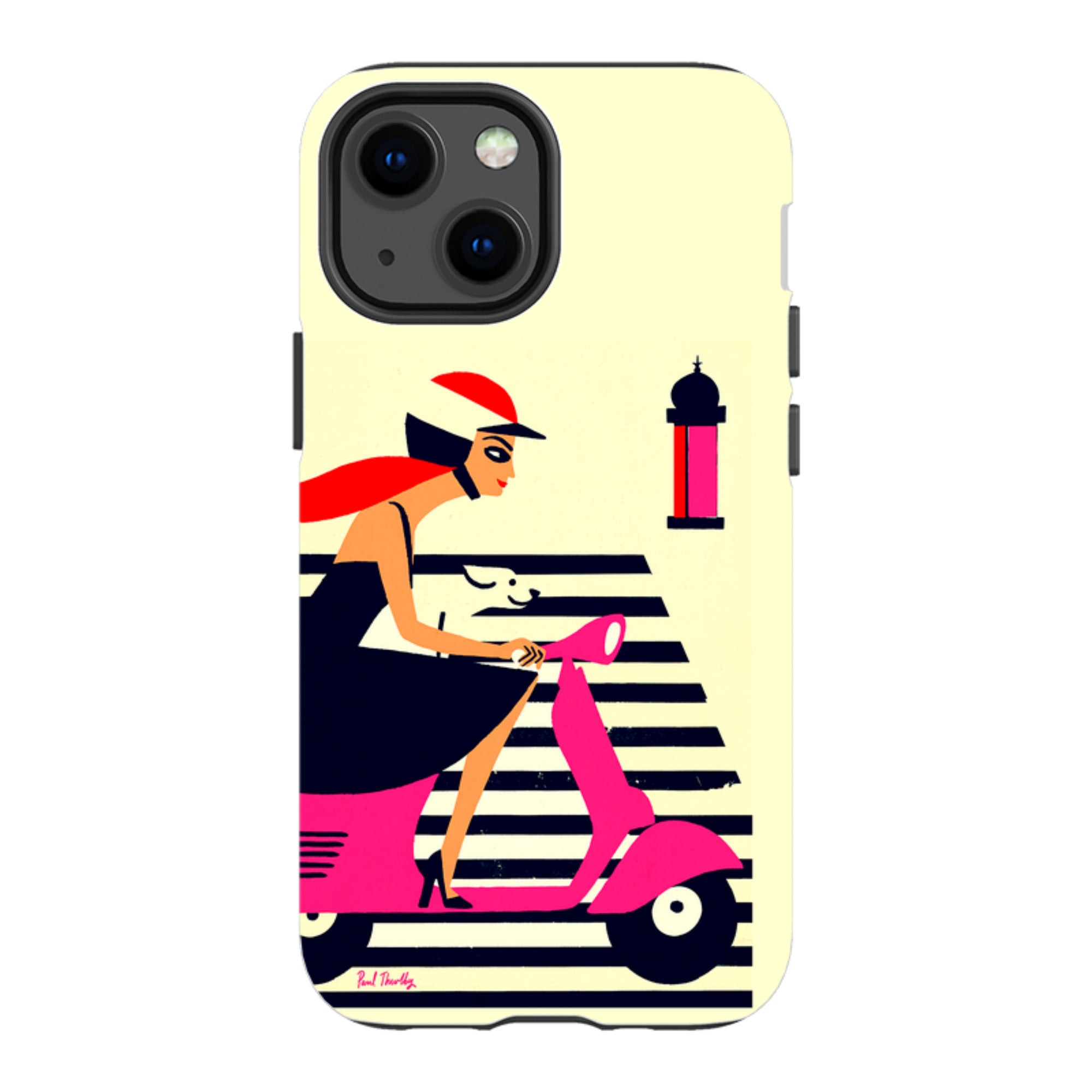 iPhone Tough Case - Vespa By Paul Thurlby