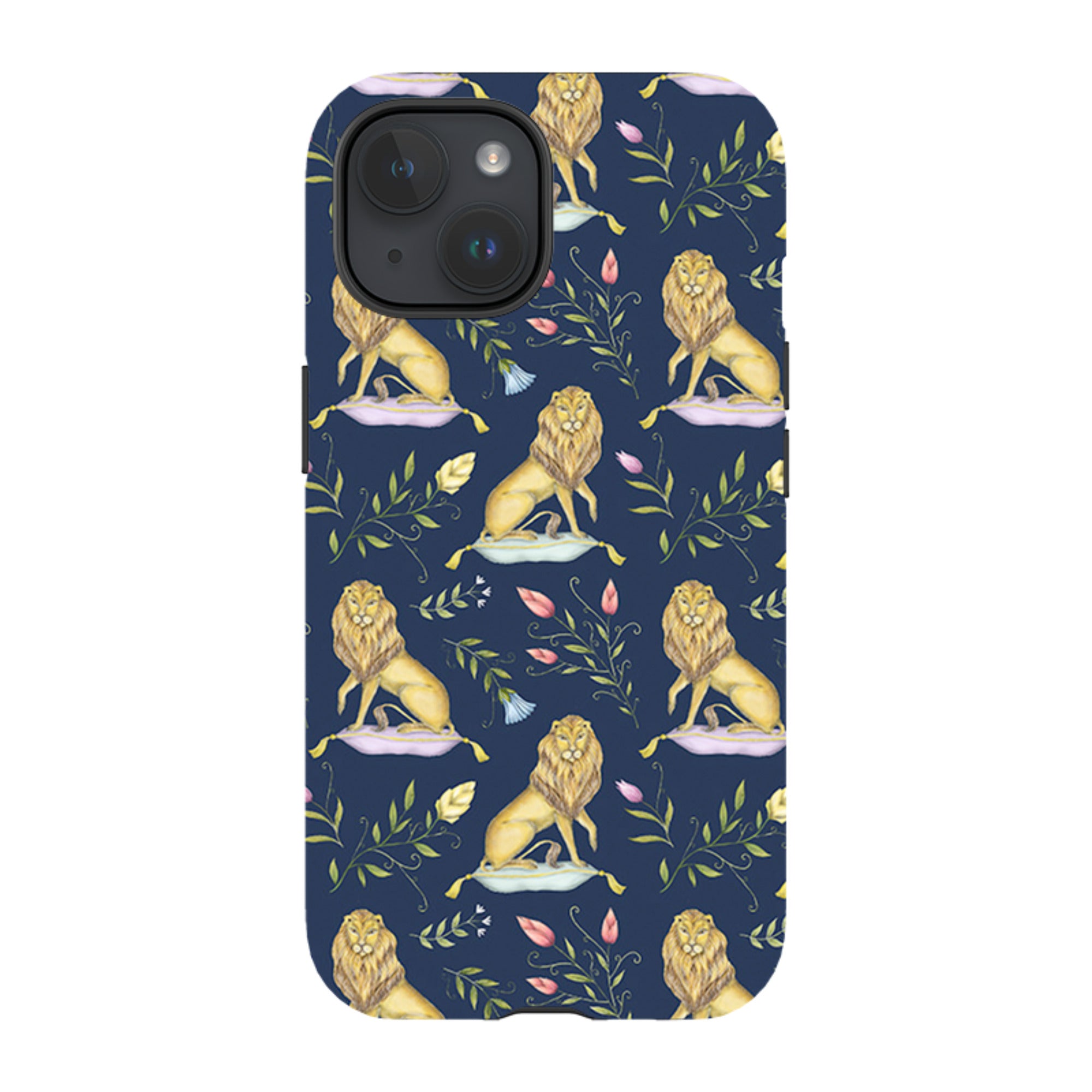 iPhone MagSafe Tough Case -  Leo Et Flores Navy By Catherine Rowe
