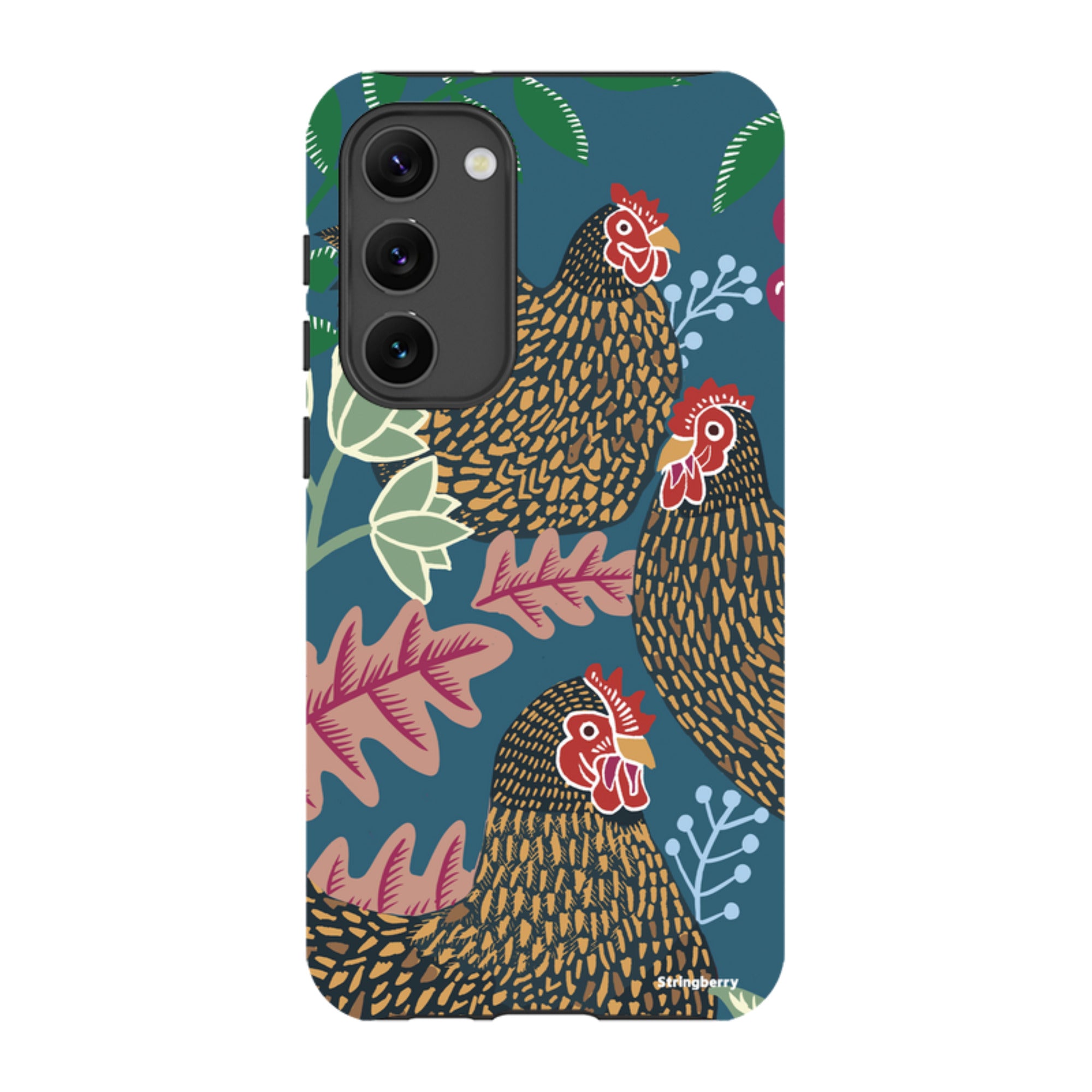 Samsung Tough Case - Three French Hens By Kate Heiss