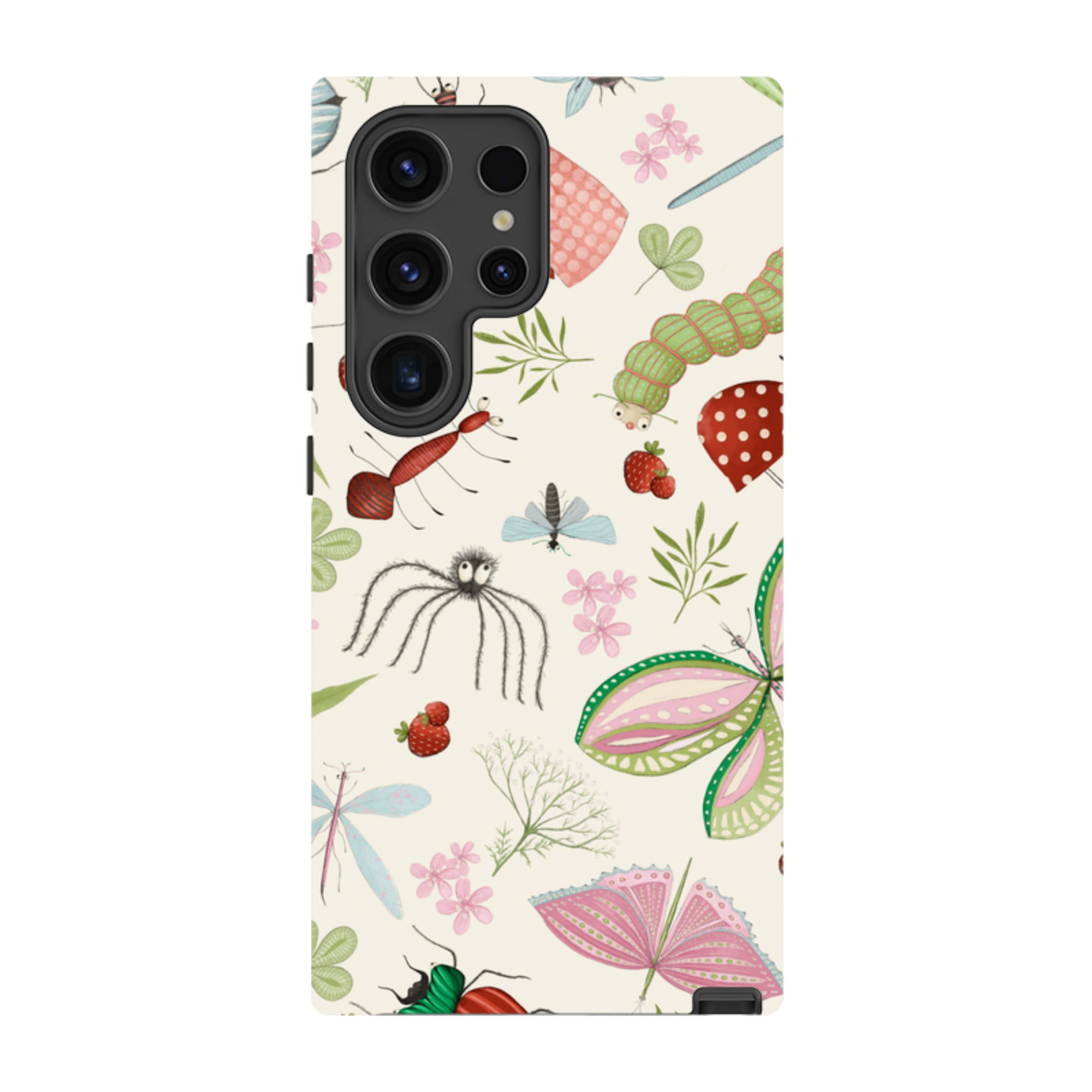 Samsung Tough Case - Insects Pattern By Maja Lindberg