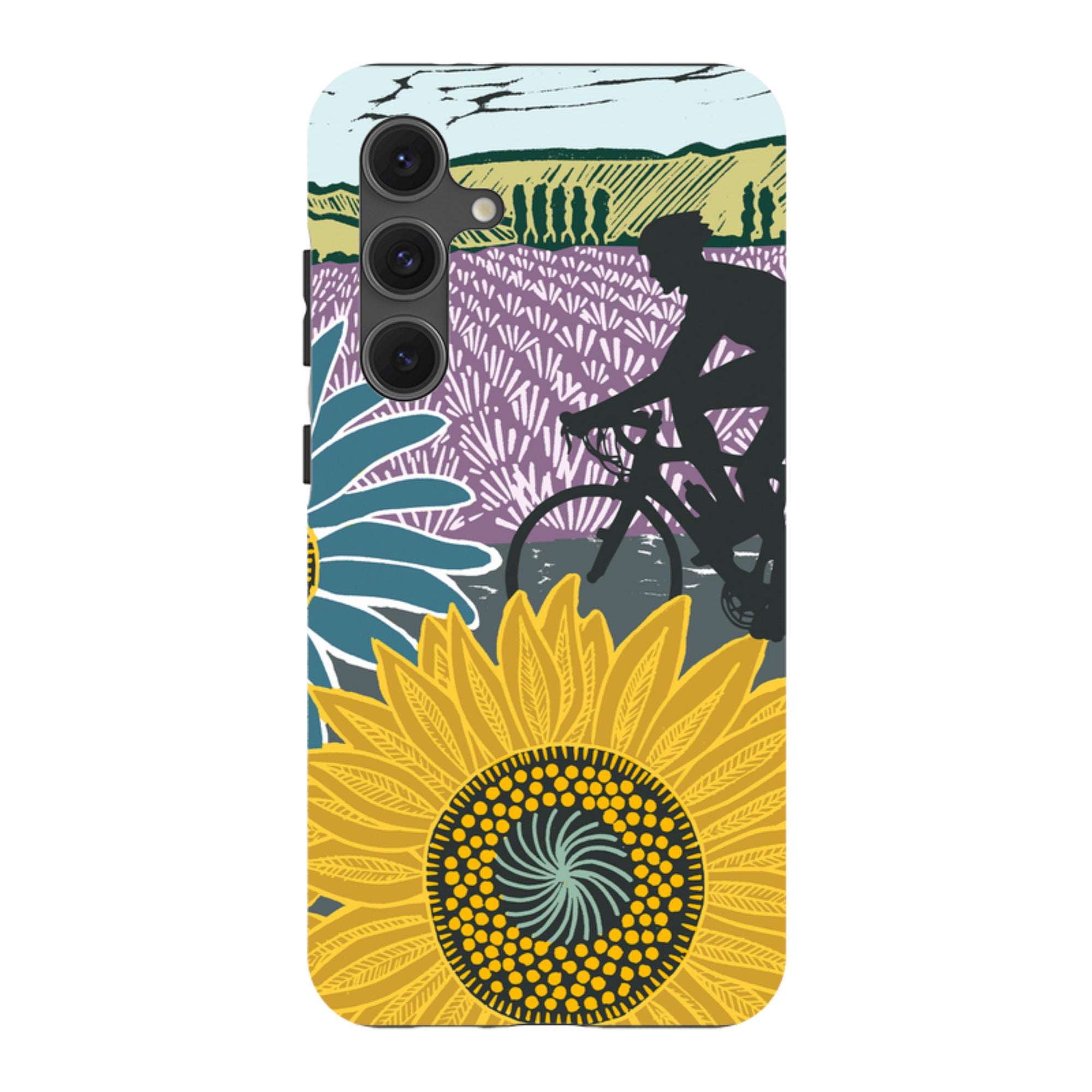 Samsung Tough Case - Bike and Sunflowers By Kate Heiss