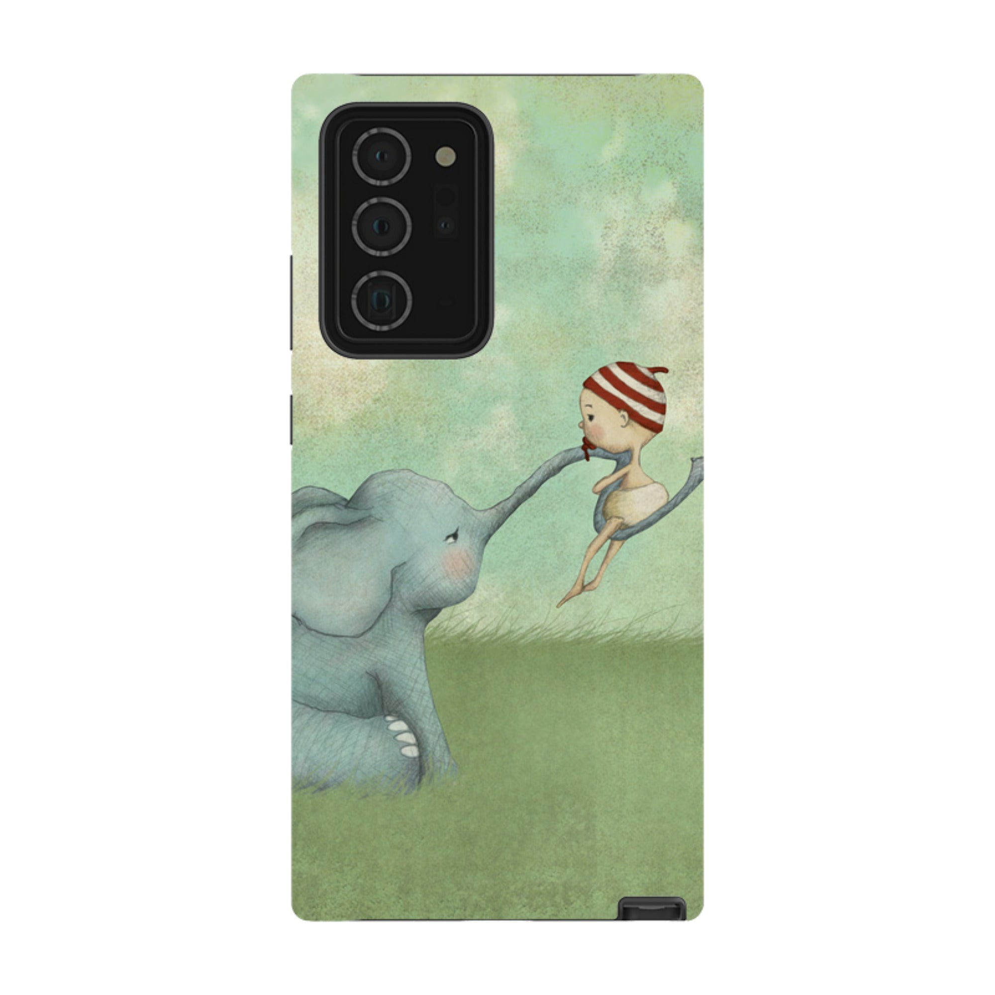 Samsung Tough Case - Elephant Baby By Maja Lindberg