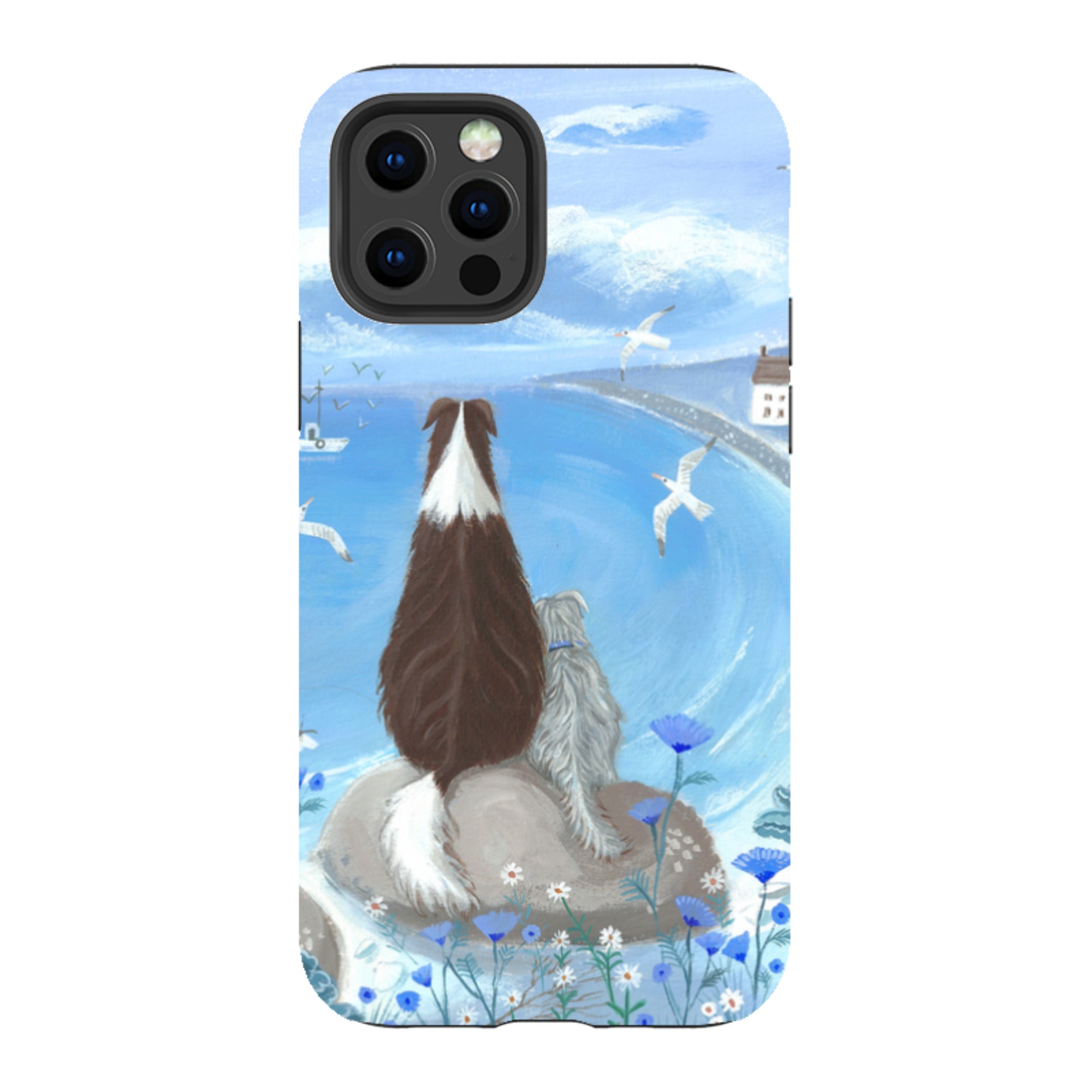 iPhone Tough Case - Beach Dog By Mary Stubberfield