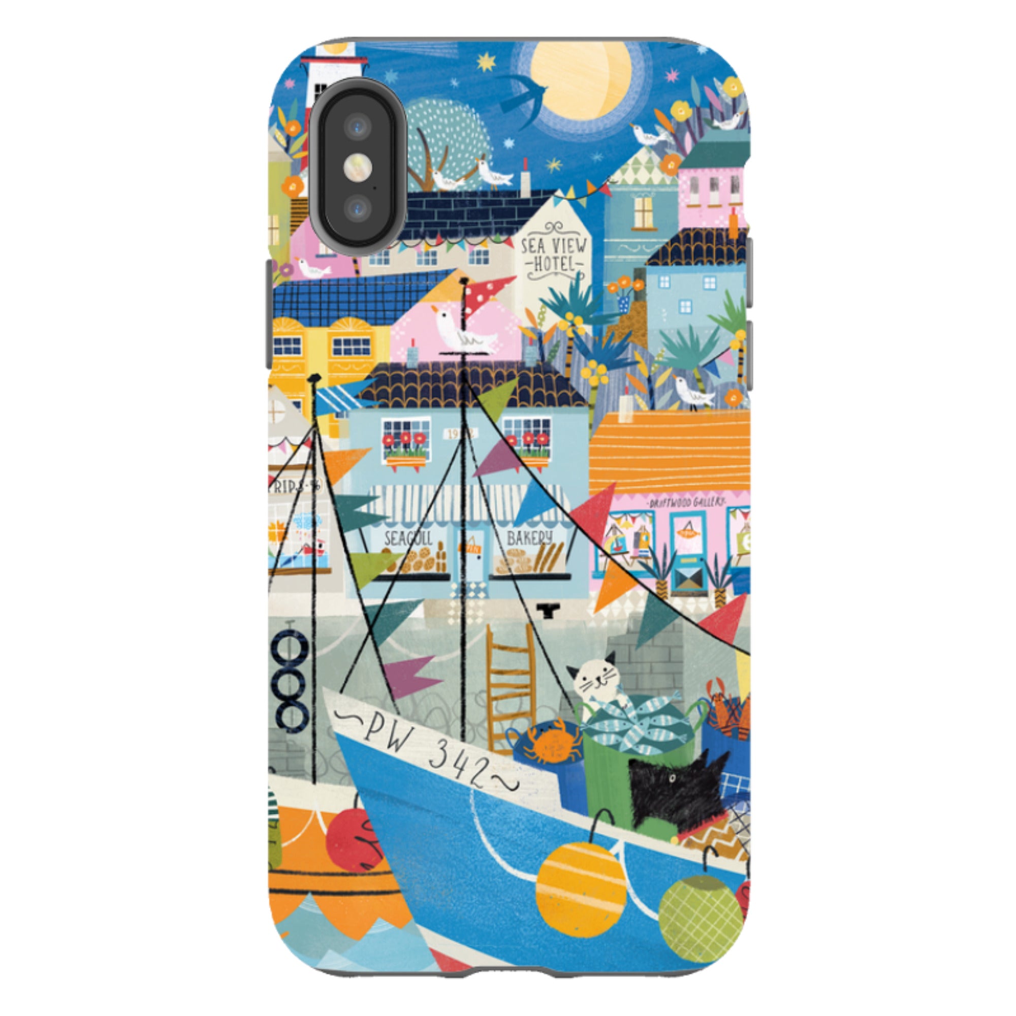 iPhone Case - Night Harbour 1 By Ali Brookes