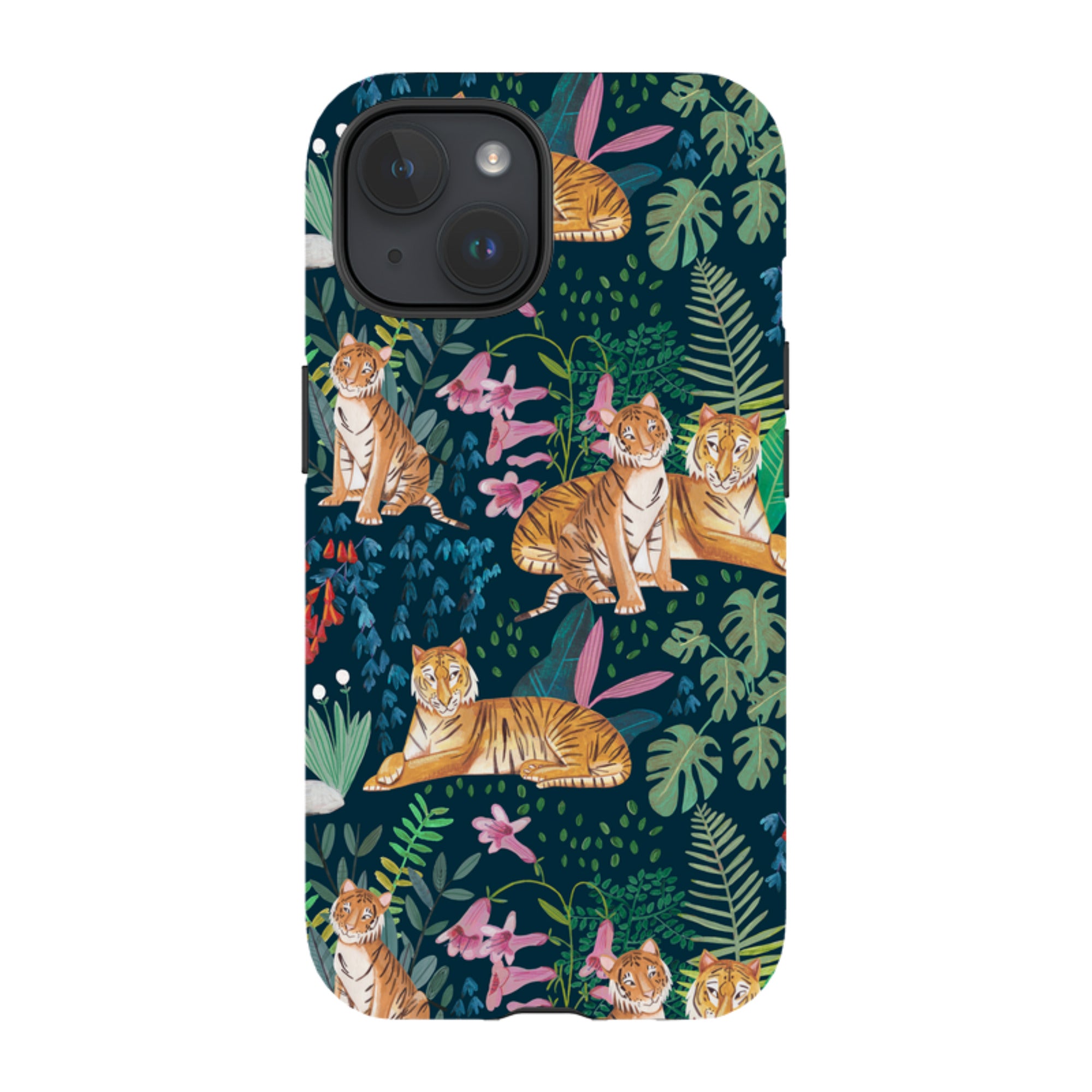 iPhone MagSafe Tough Case -  Tiger Pattern By Caroline Bonne Muller
