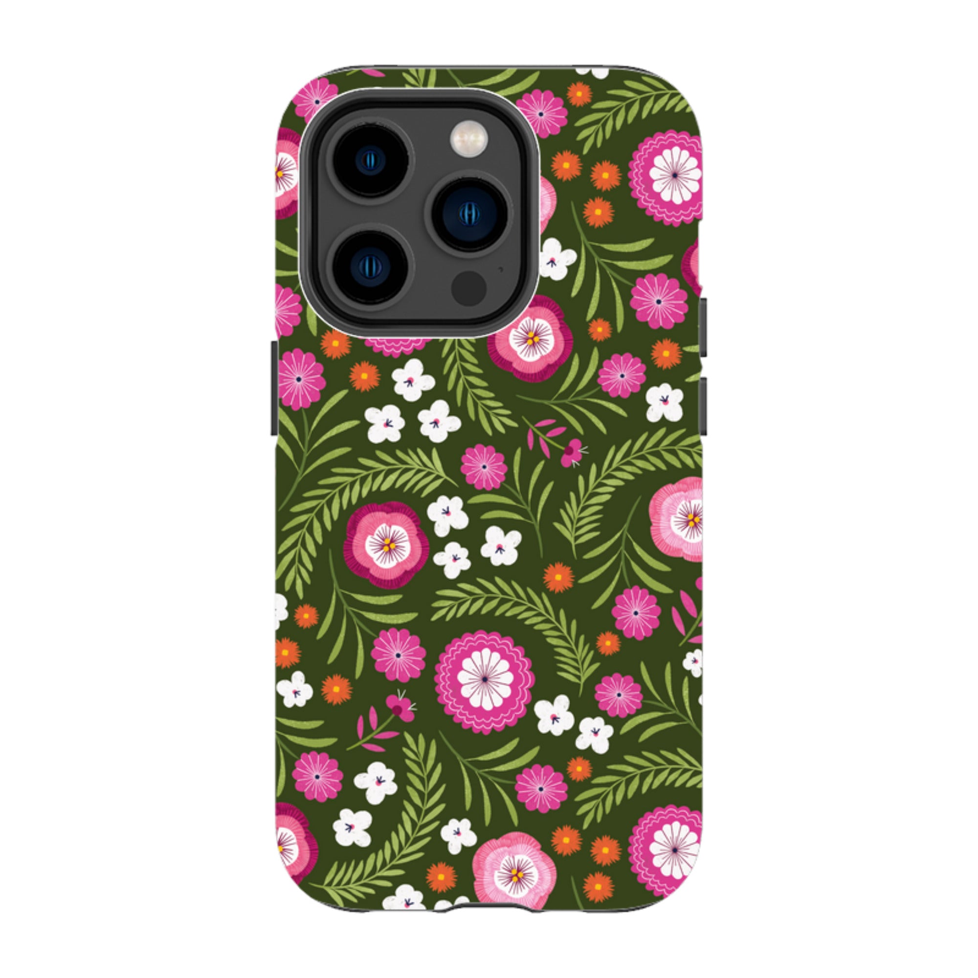 iPhone Tough Case - Posy Garden II By Ali Brookes