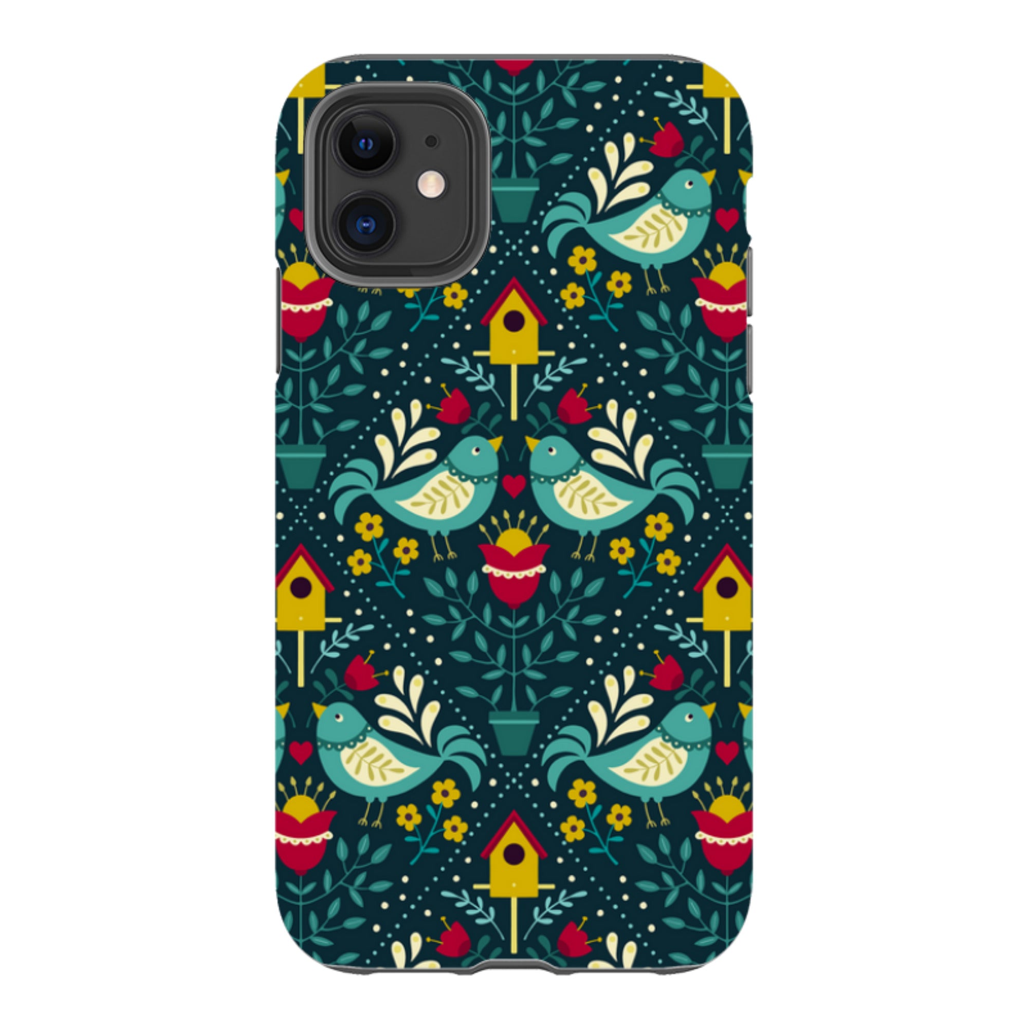 iPhone Tough Case - Bird Pattern VIII By Suzy Taylor
