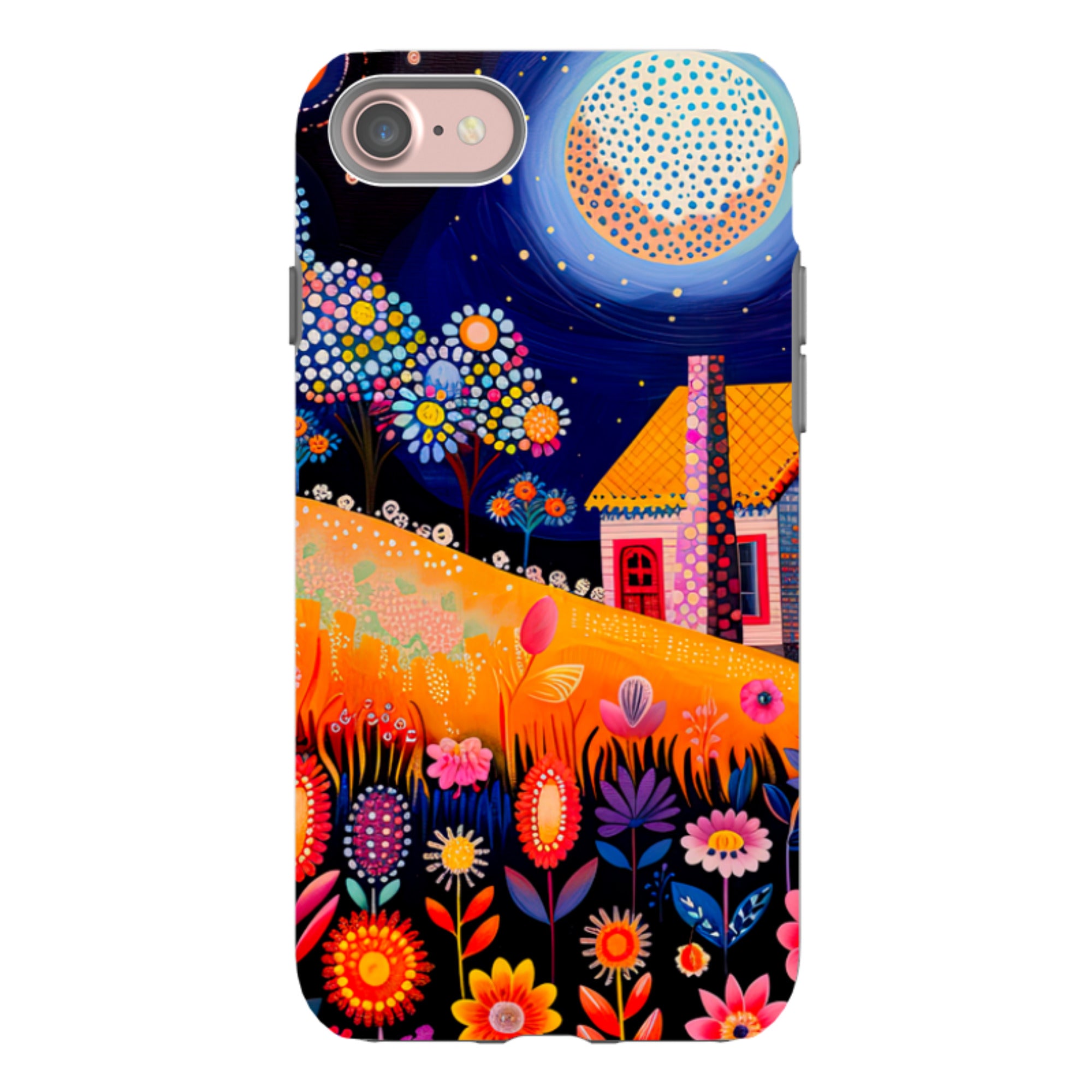iPhone Case - Folk Art House I