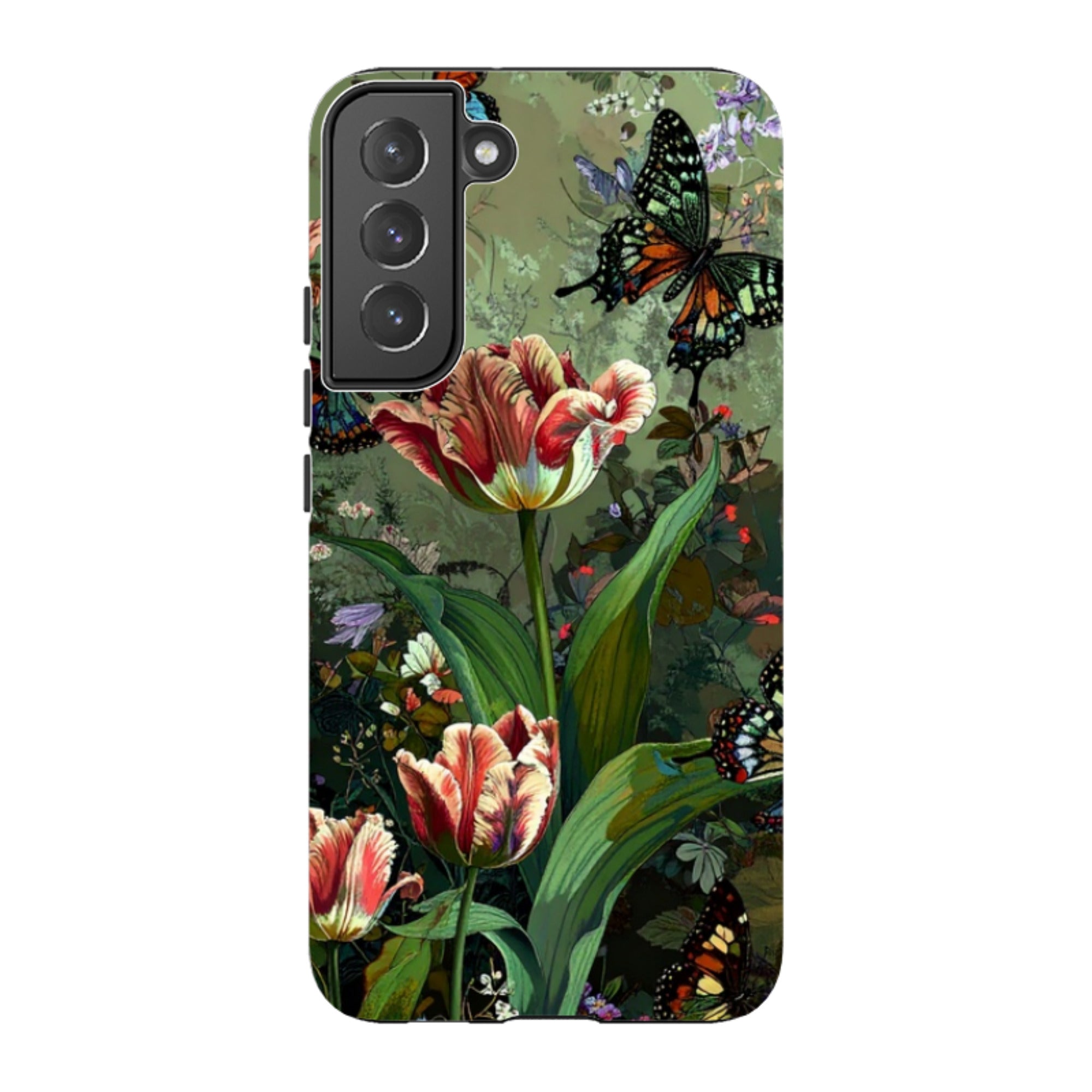 Samsung Tough Case - Green Vyne Butterflies
