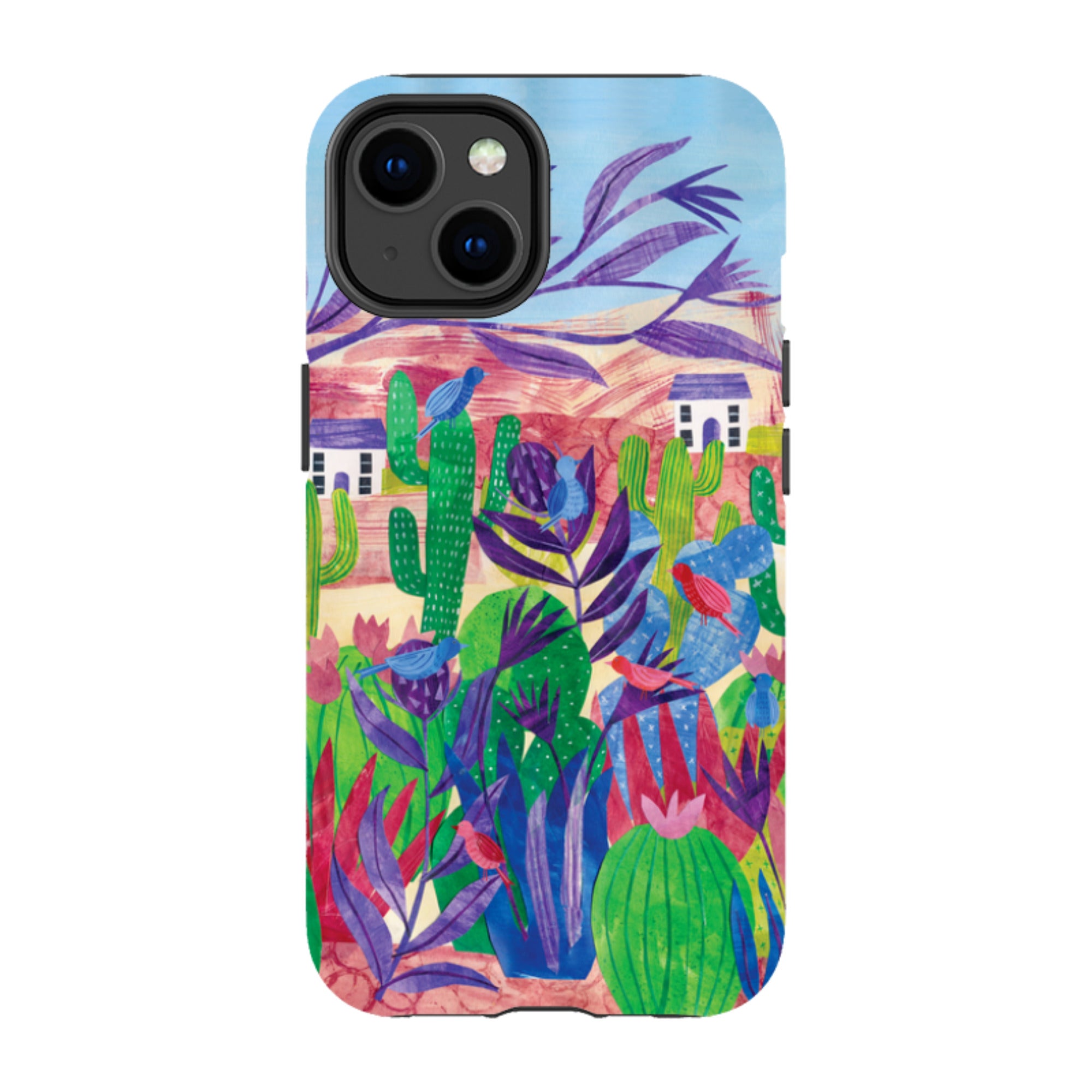 iPhone MagSafe Tough Case - Desert Cactus By Tracey English