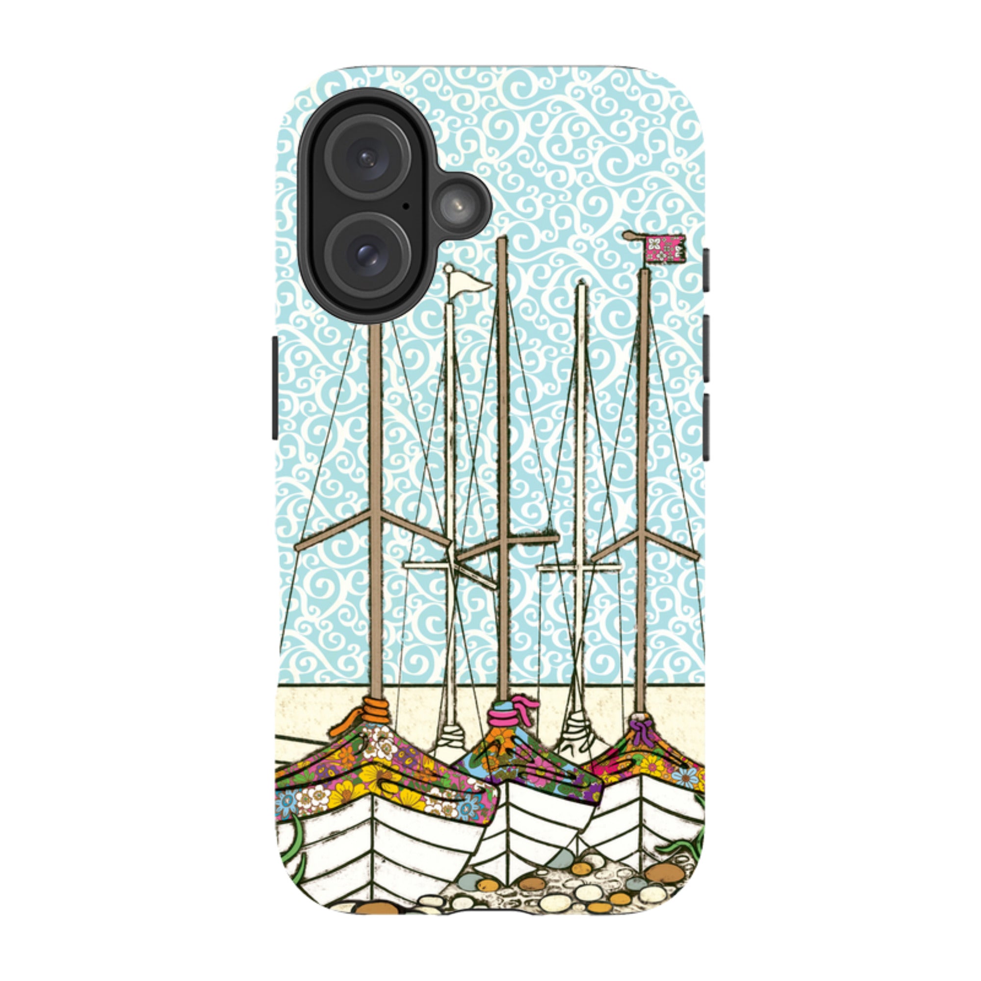 iPhone MagSafe Tough Case -  Boats At Rest By Amelia Bowman