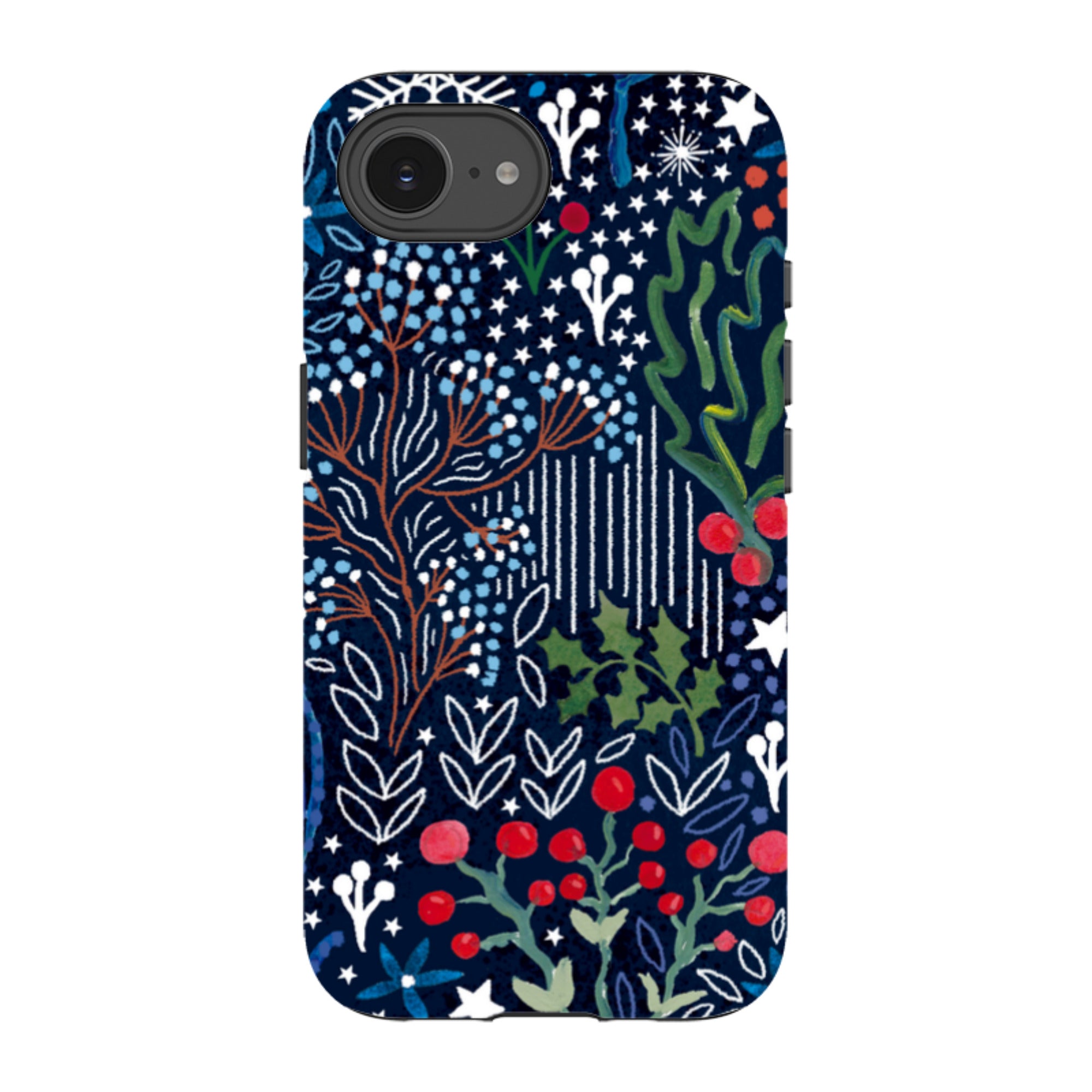 iPhone Tough Case - Winter Flowers II By Emma Frances Grant
