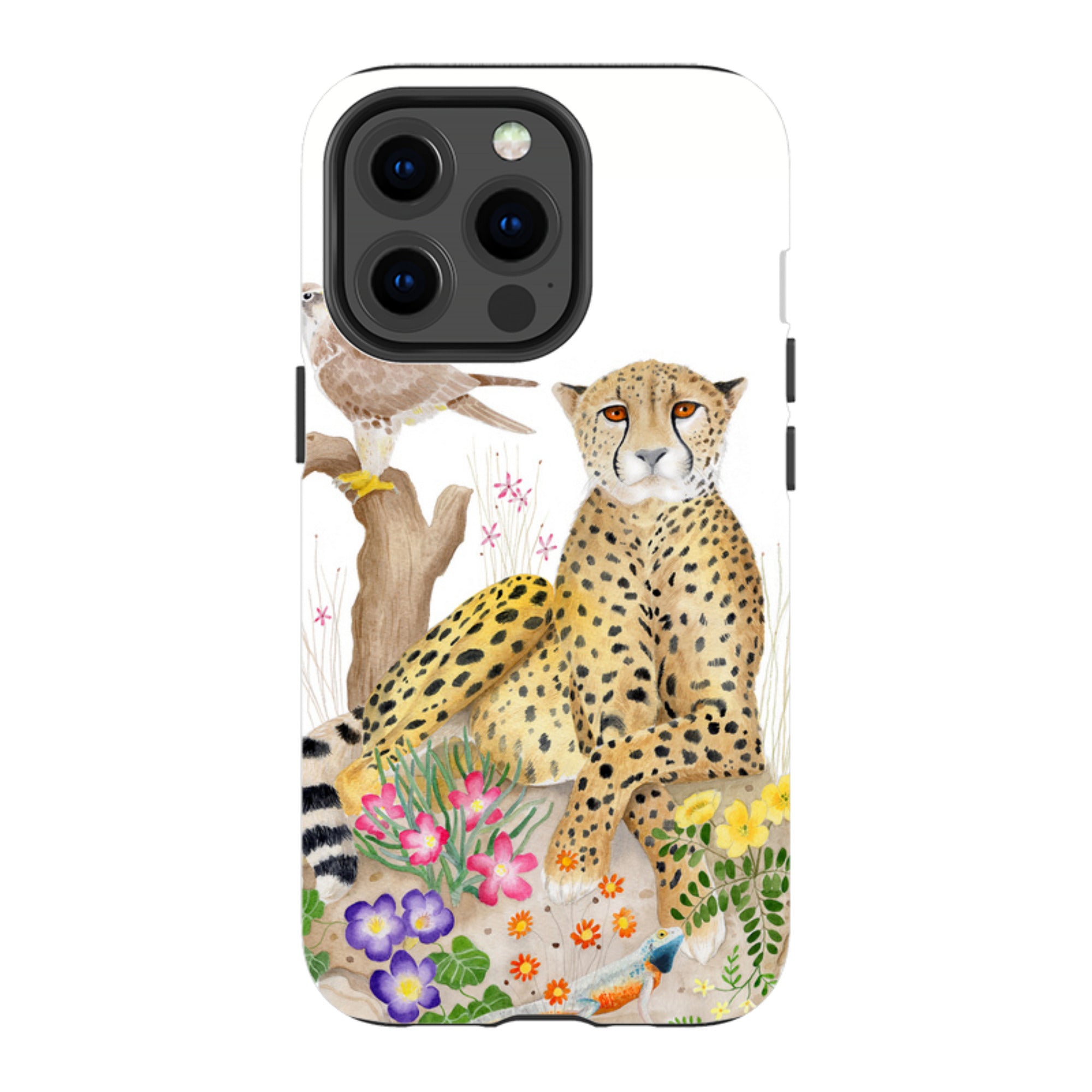 iPhone Tough Case - Botswana Cheetah By Bex Parkin