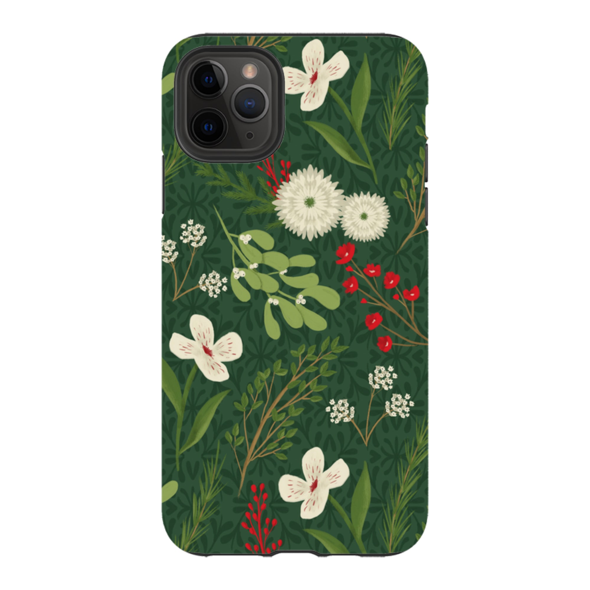 iPhone Tough Case - Holiday Foliage By Abby Jacobs