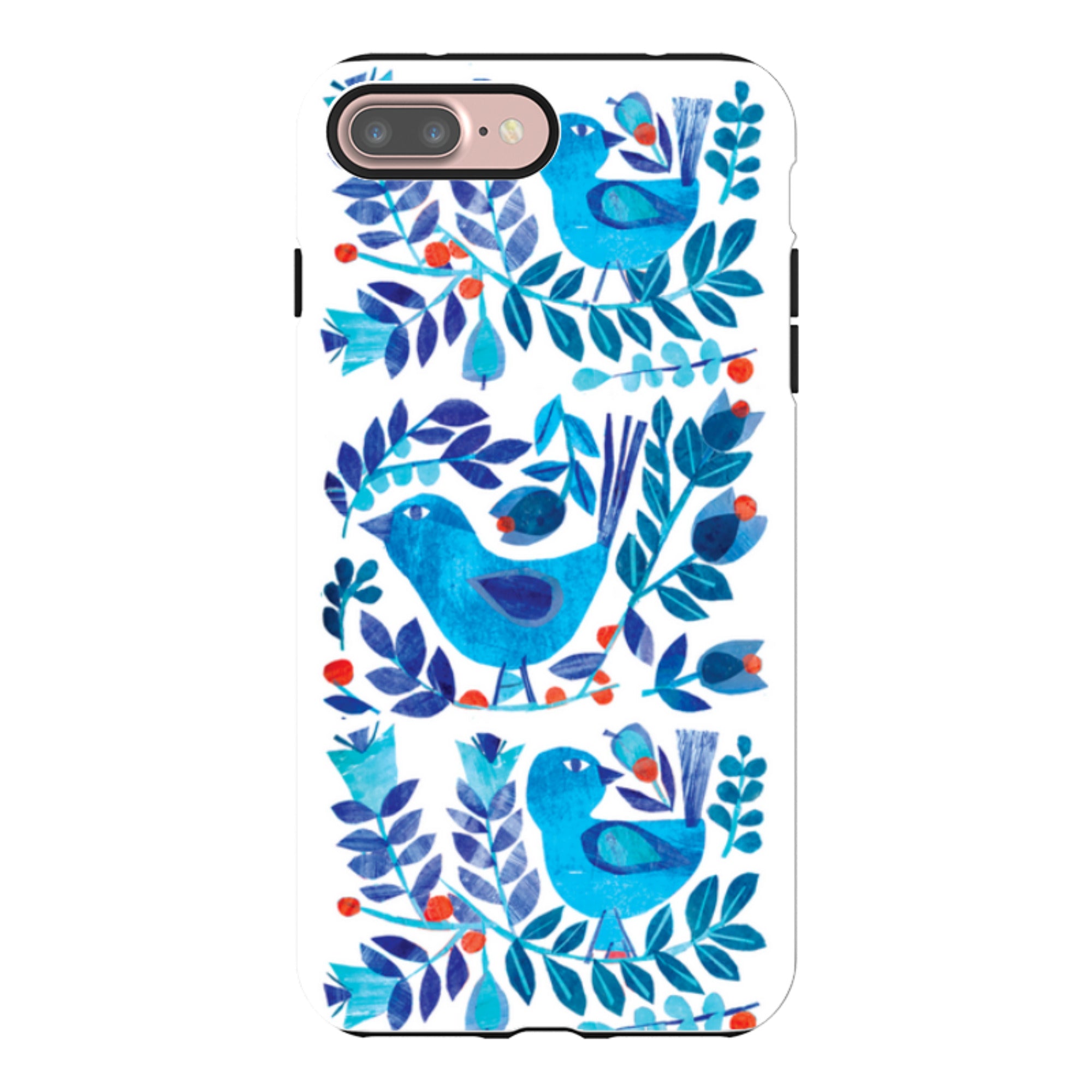 iPhone Tough Case - Scandi Birds By Tracey English