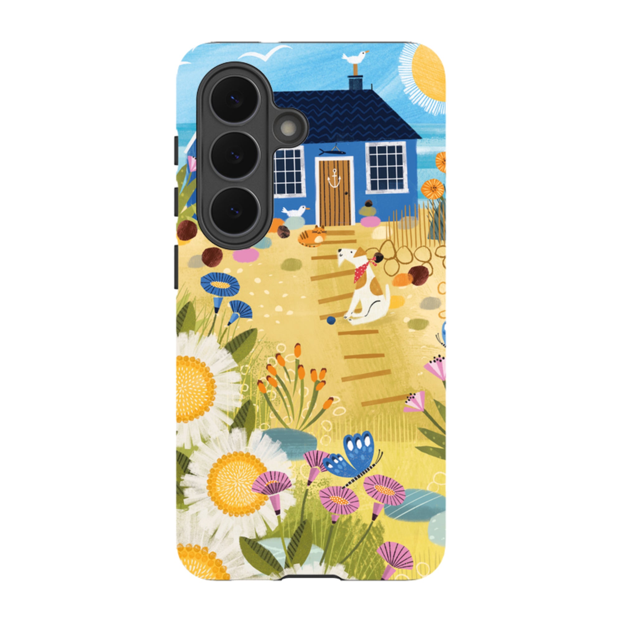 Samsung Tough  Case - Beach House By Ali Brookes