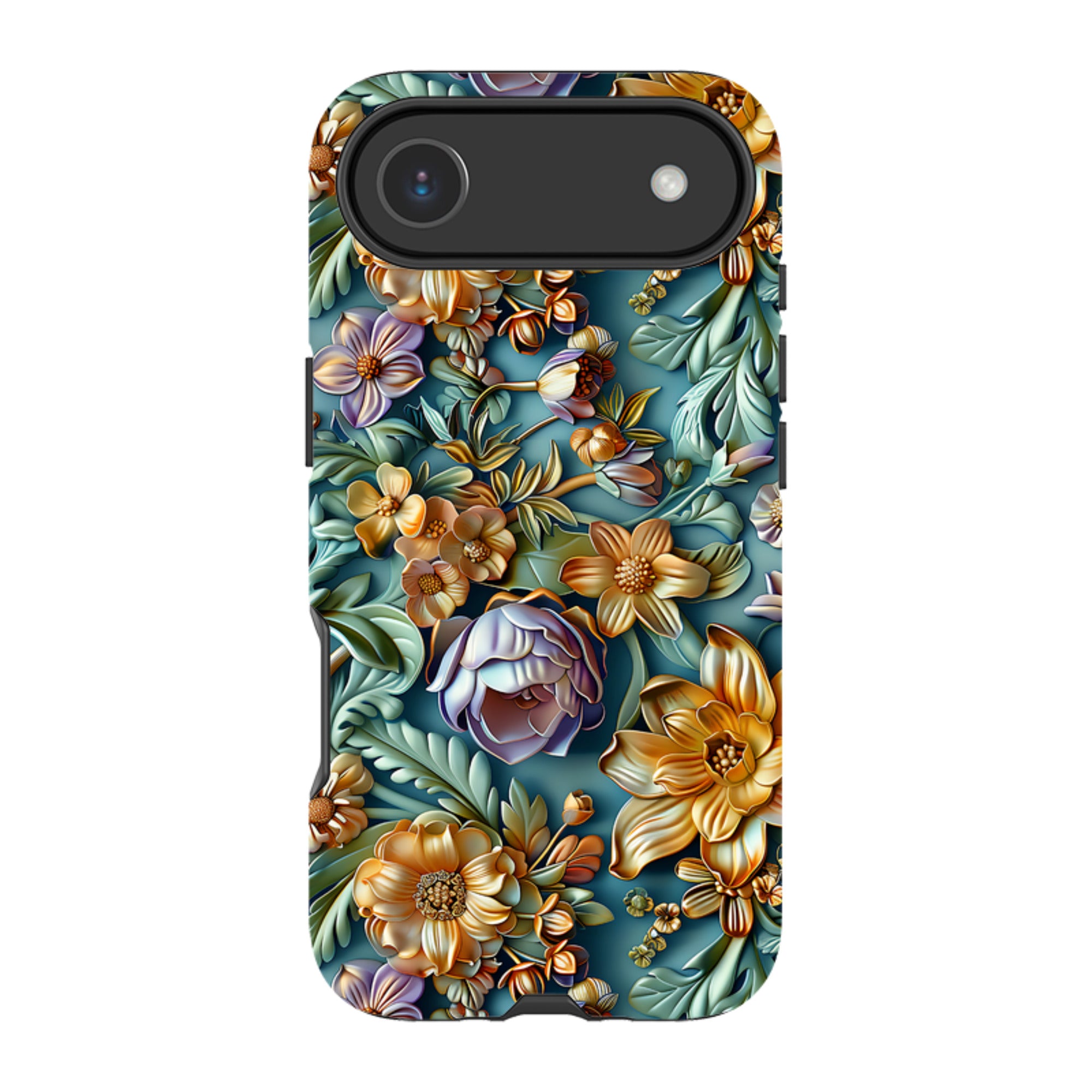 iPhone MagSafe Tough Case - Sage Floral