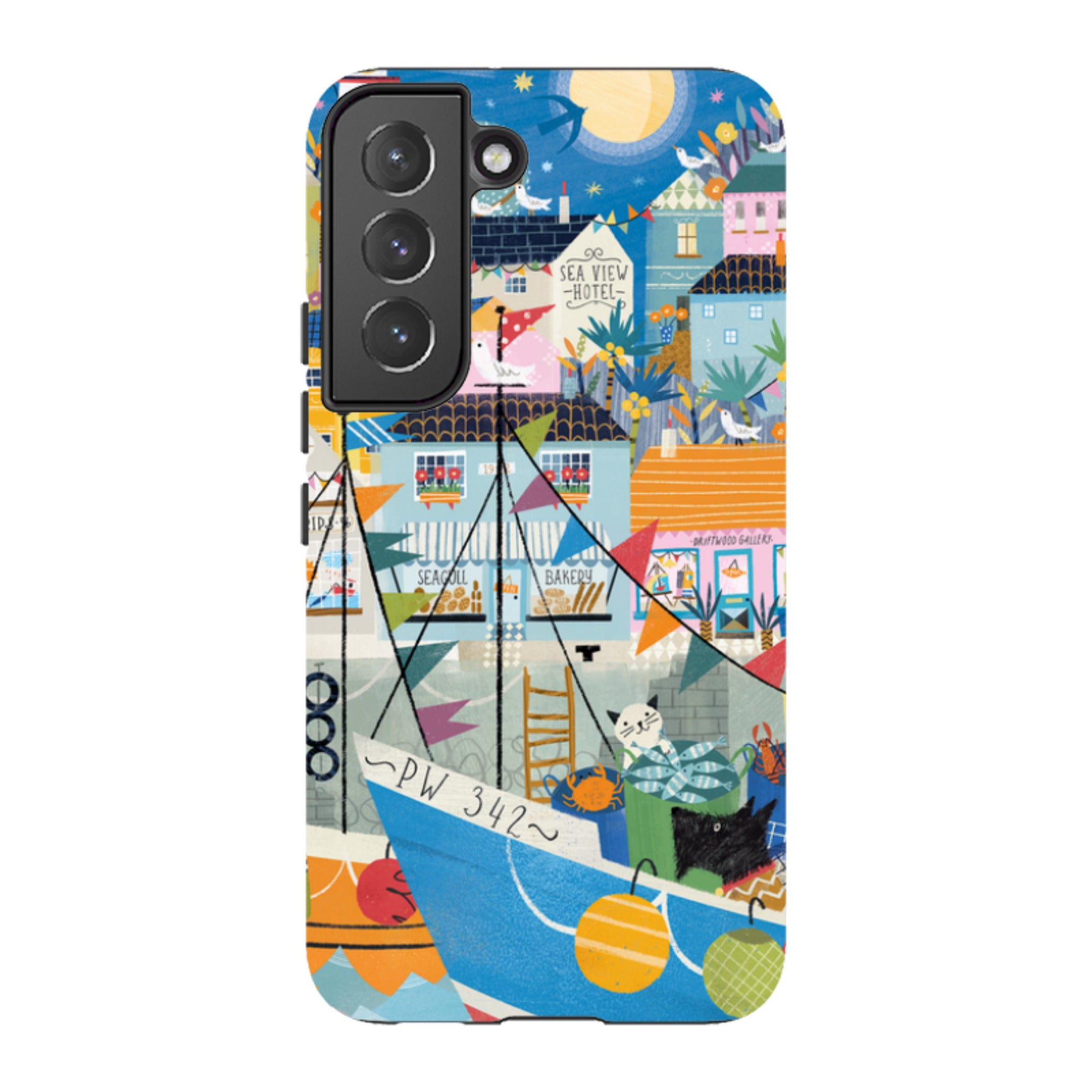 Samsung Tough  Case - Night Harbour 1 By Ali Brookes