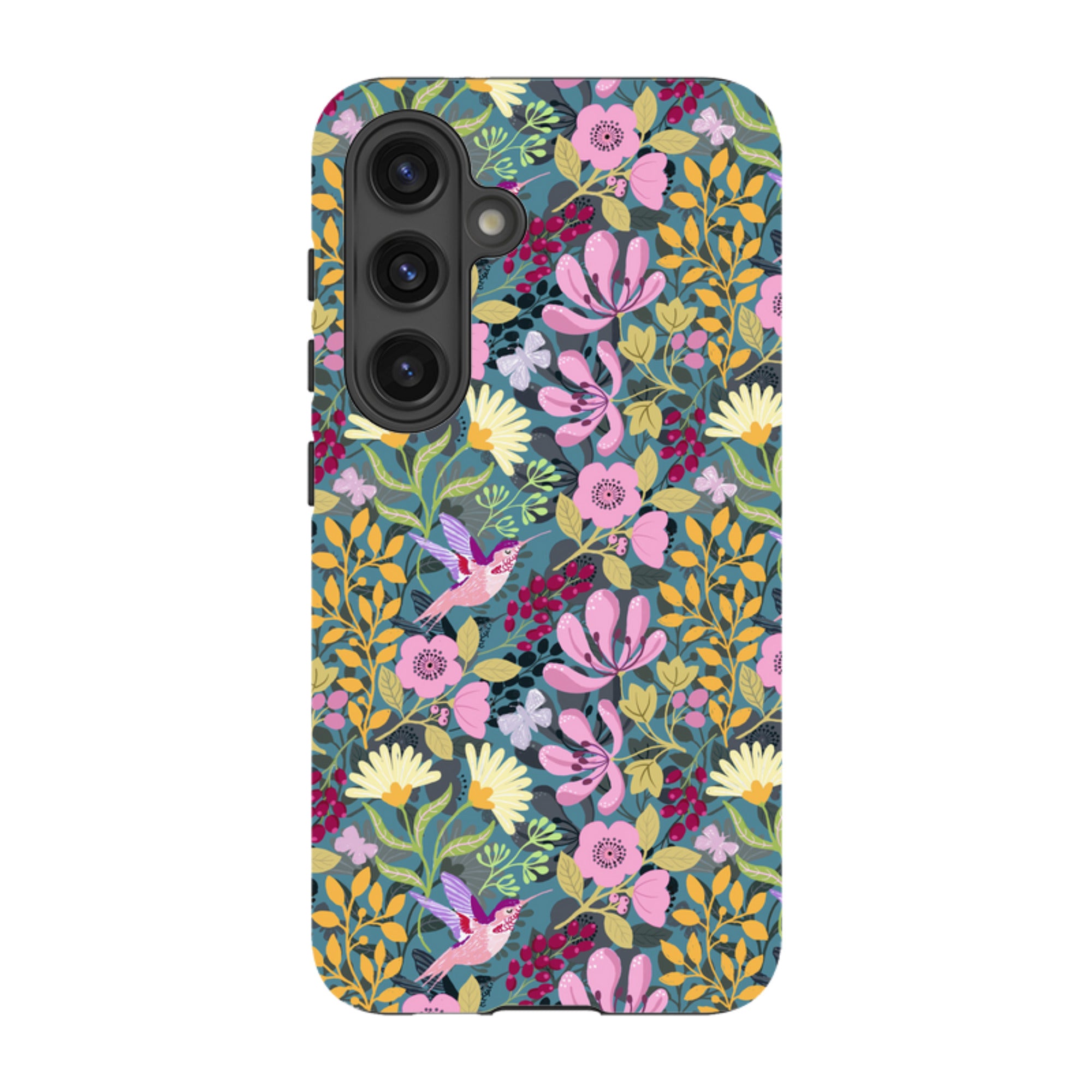 Samsung Tough Case - Hummingbird Pattern By Bex Parkin