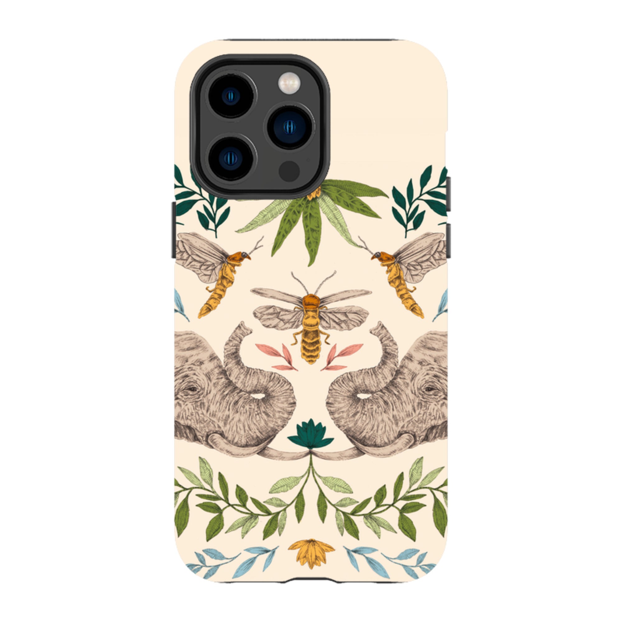 iPhone MagSafe Tough Case -  Elephant Firefly By Jade Mosinski