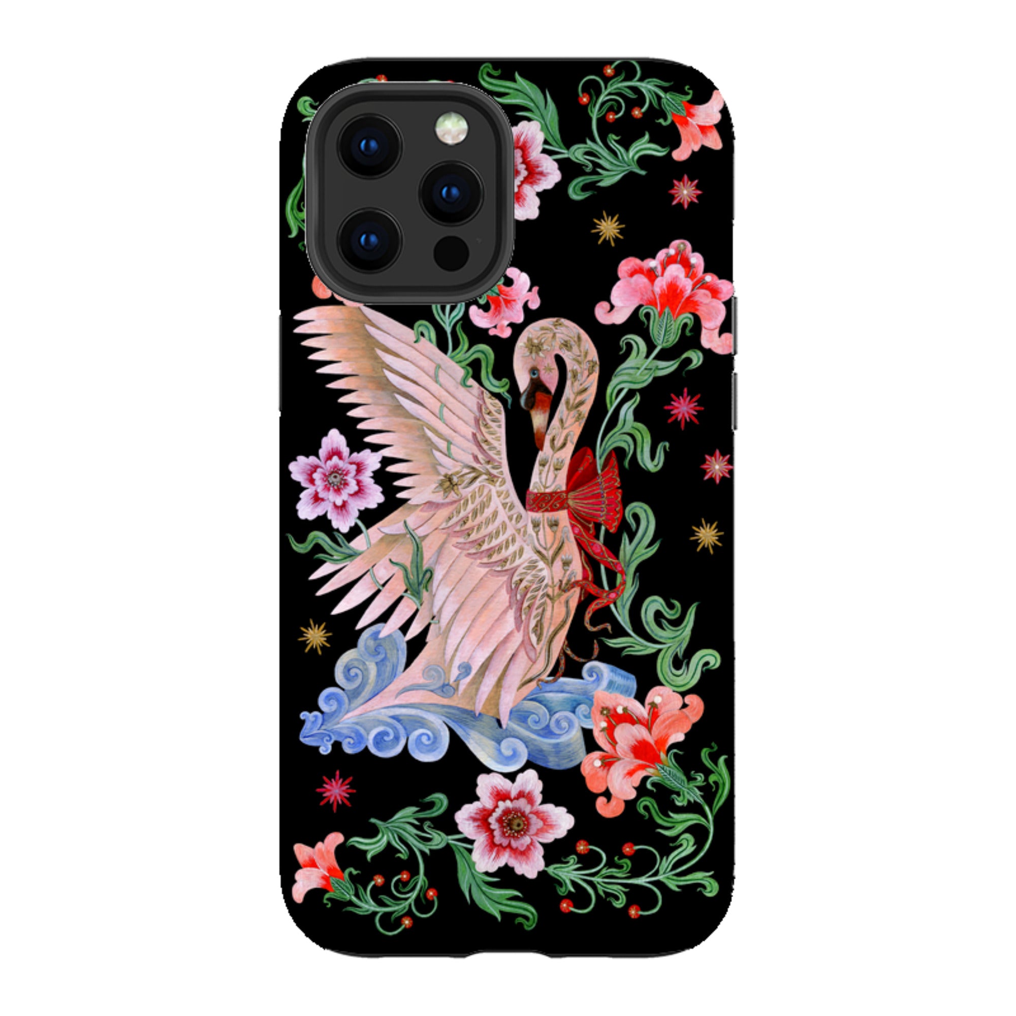 iPhone Tough  Case - Seven Swans A Swimming By Maria Matos