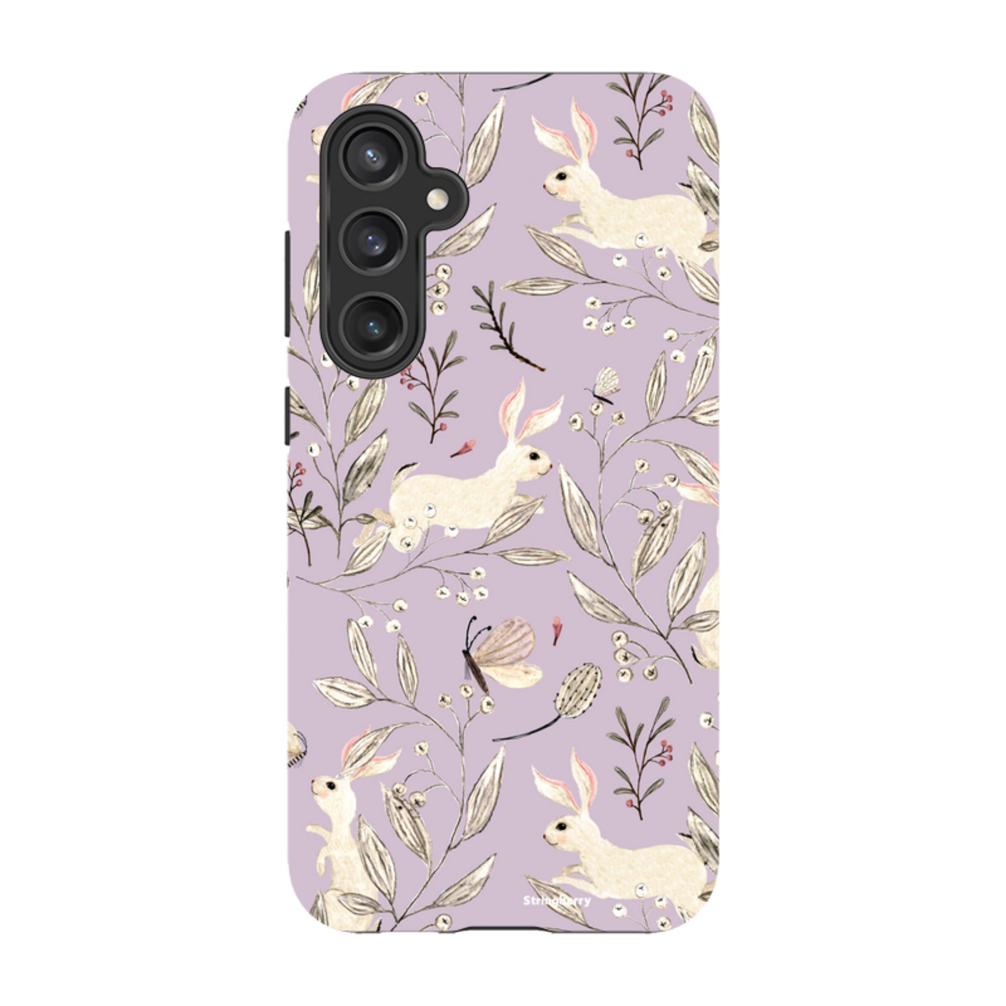 Samsung Tough Case - Bunnies Mauve By Katherine Quinn