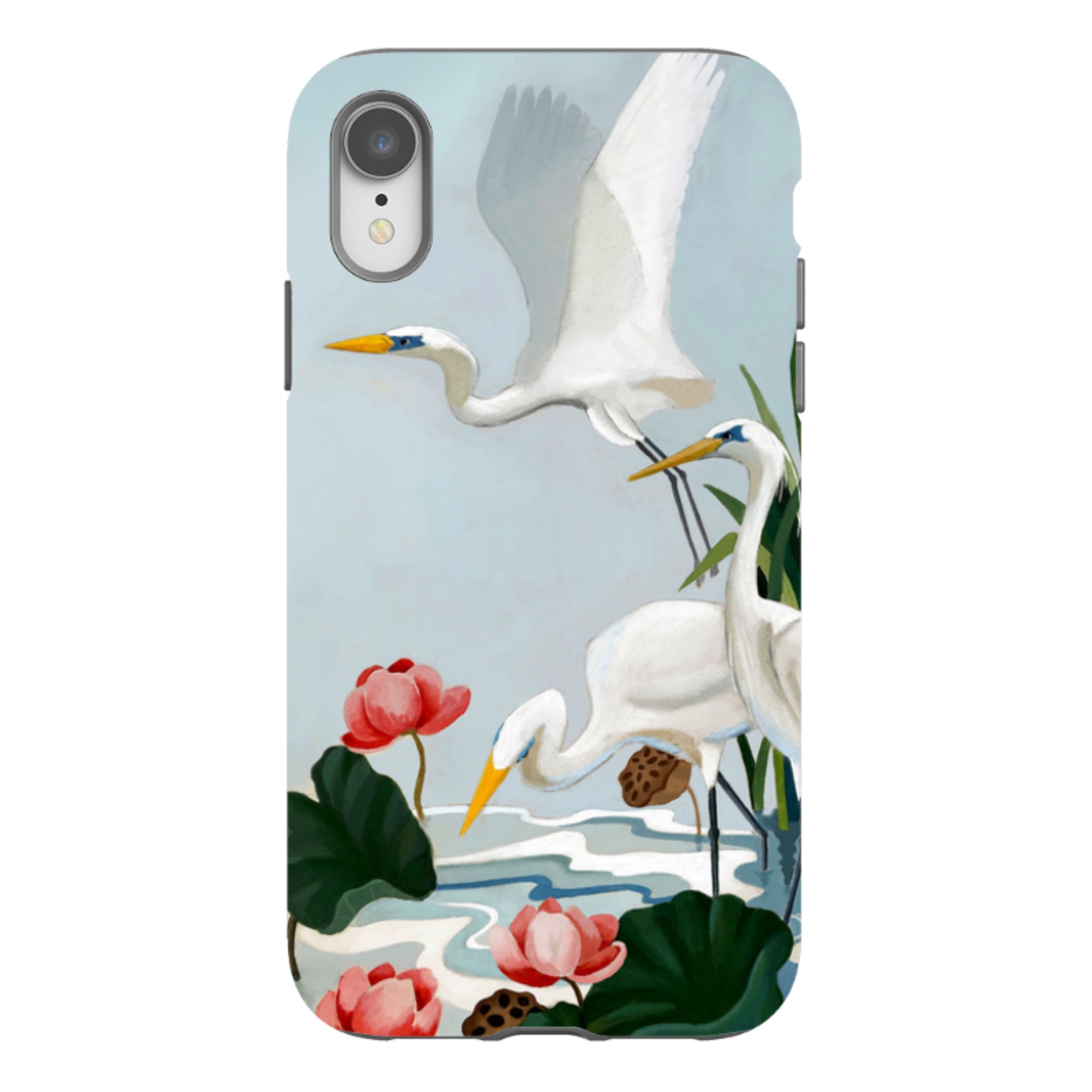 iPhone Tough Case - Egrets And Lillie's By Bex Parkin