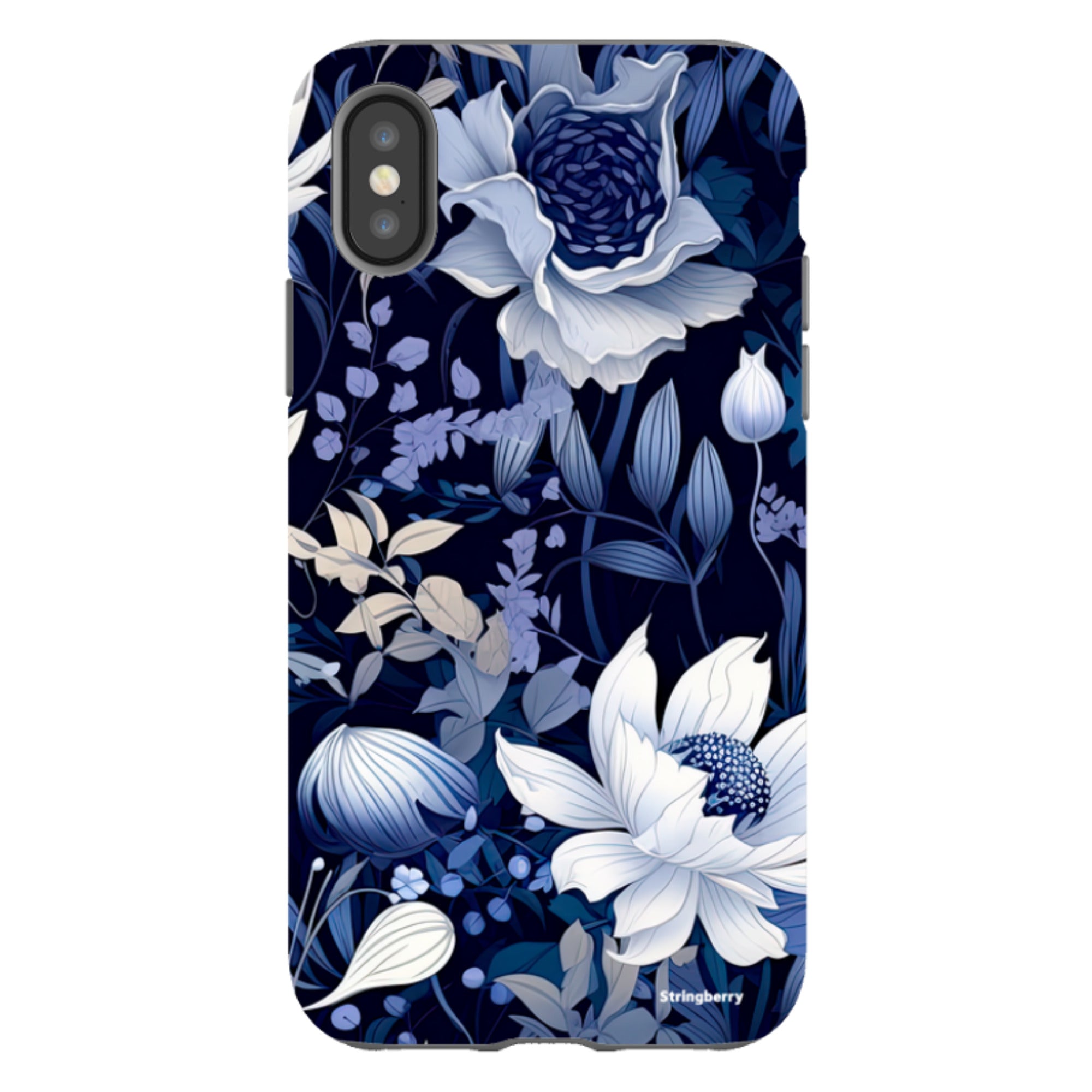 iPhone Tough Case - Blue Nutberry II