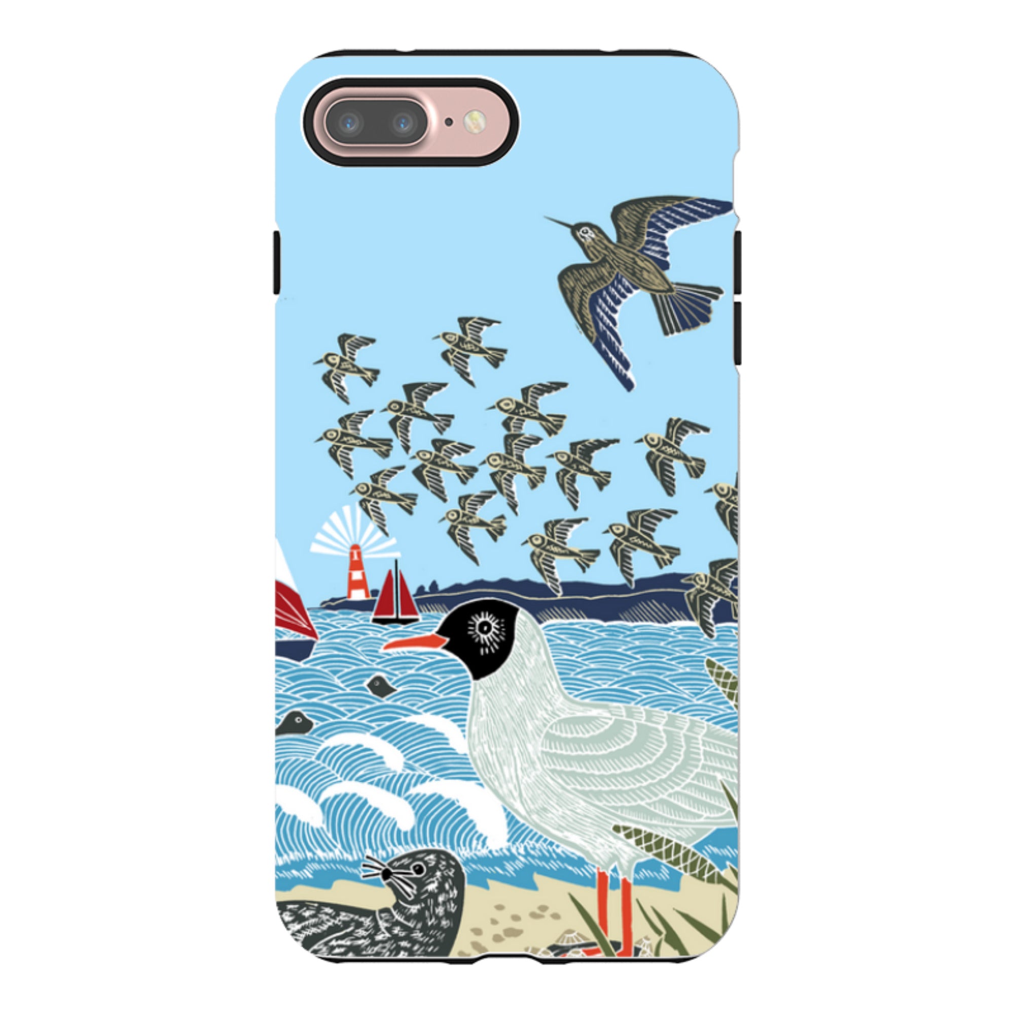 iPhone Case - Seagulls and Seals By Kate Heiss
