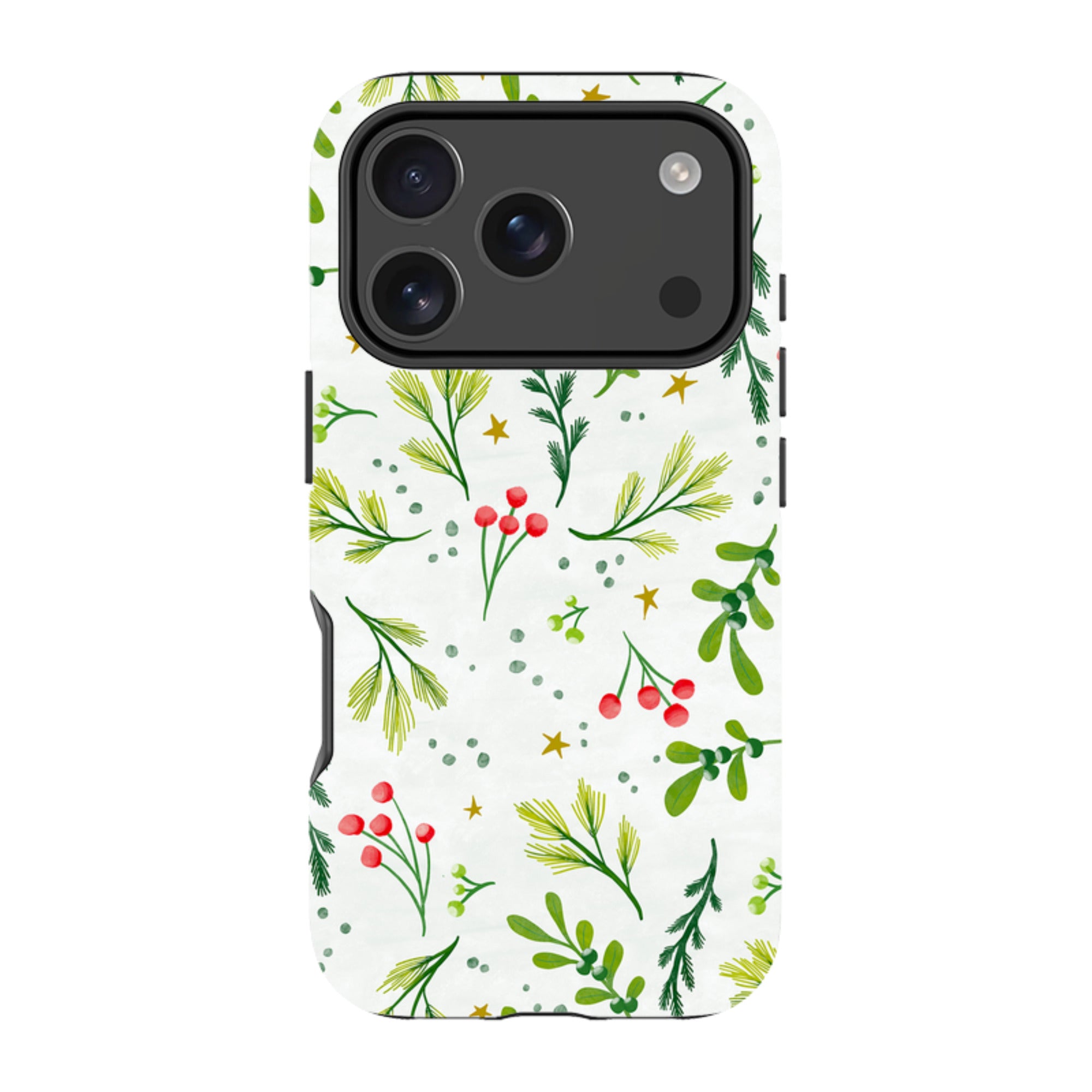iPhone Tough Case - Christmas Stars By Katherine Quinn